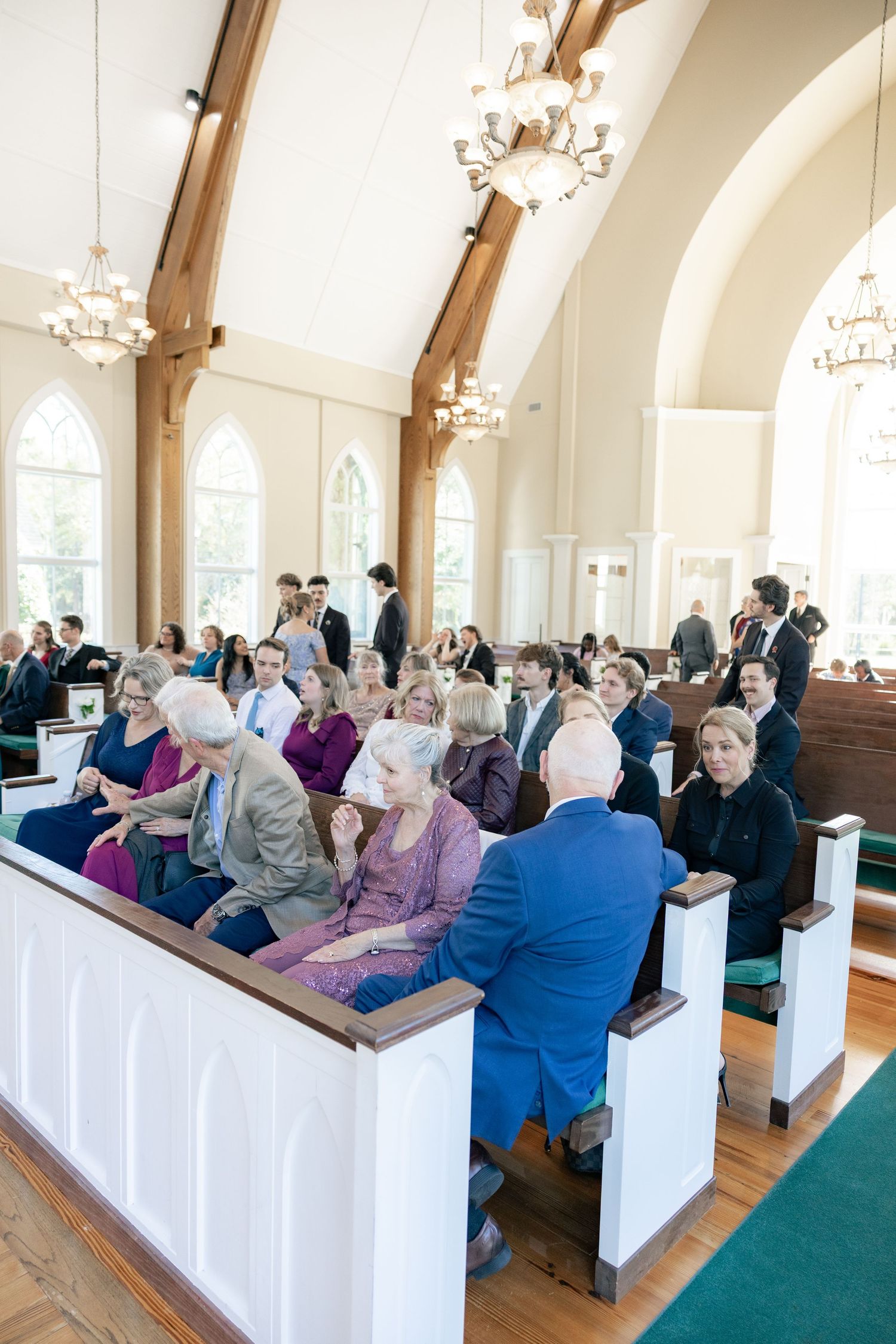Wedding Ceremony Photos at Saint Francis at The Point Anglican Church Fairhope, Alabama