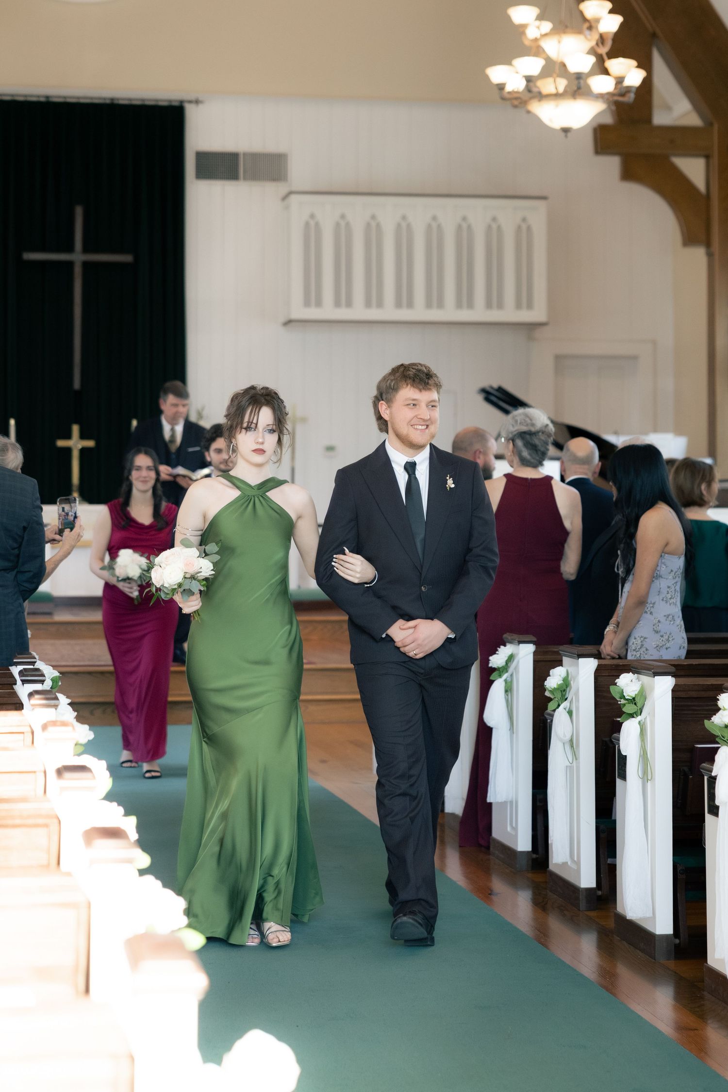 Wedding Ceremony Photos at Saint Francis at The Point Anglican Church Fairhope, Alabama