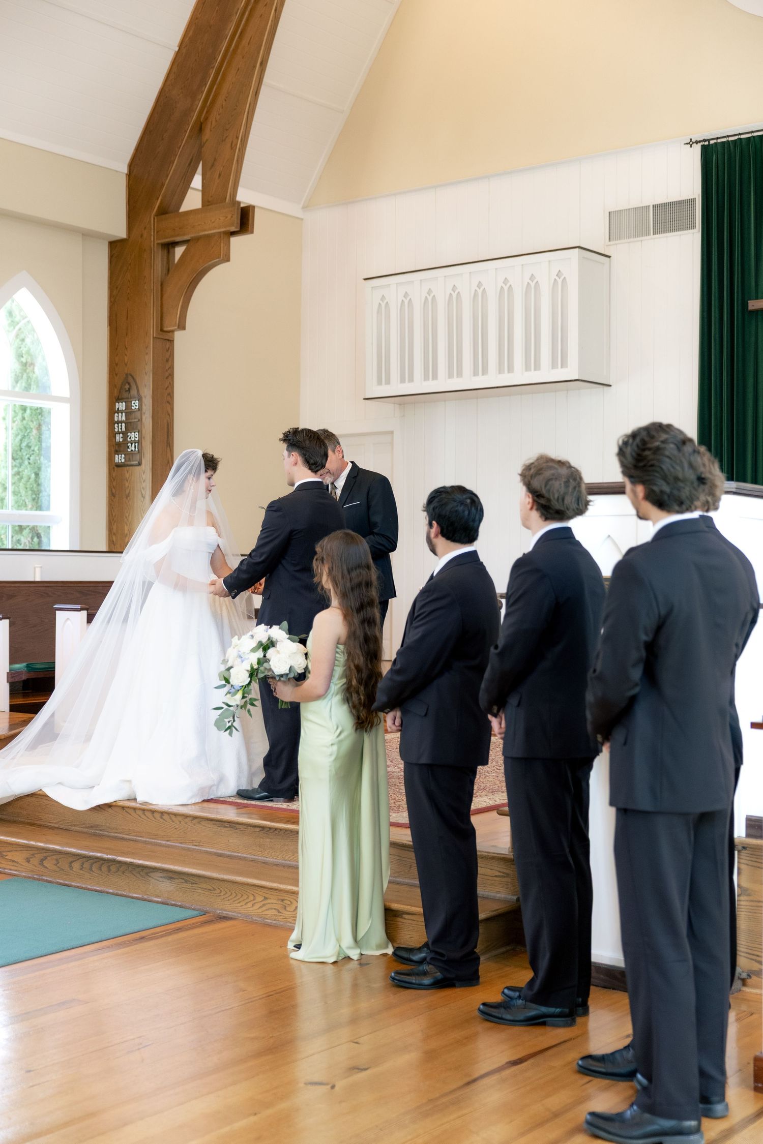 Wedding Ceremony Photos at Saint Francis at The Point Anglican Church Fairhope, Alabama
