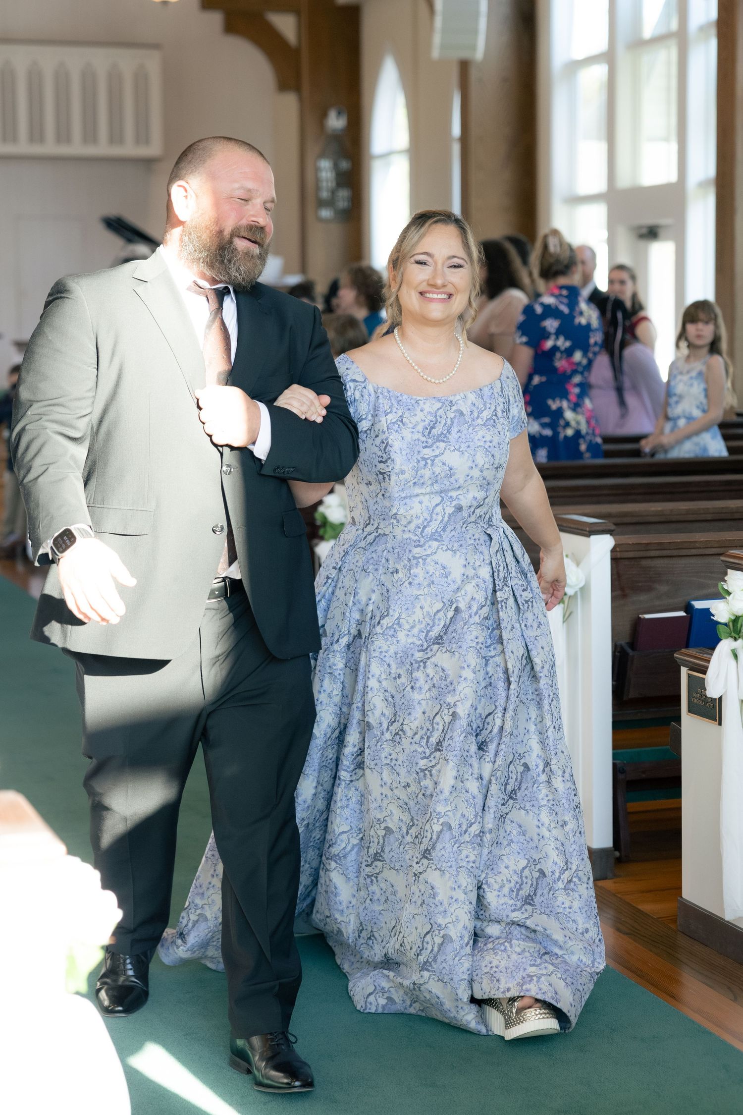 Wedding Ceremony Photos at Saint Francis at The Point Anglican Church Fairhope, Alabama