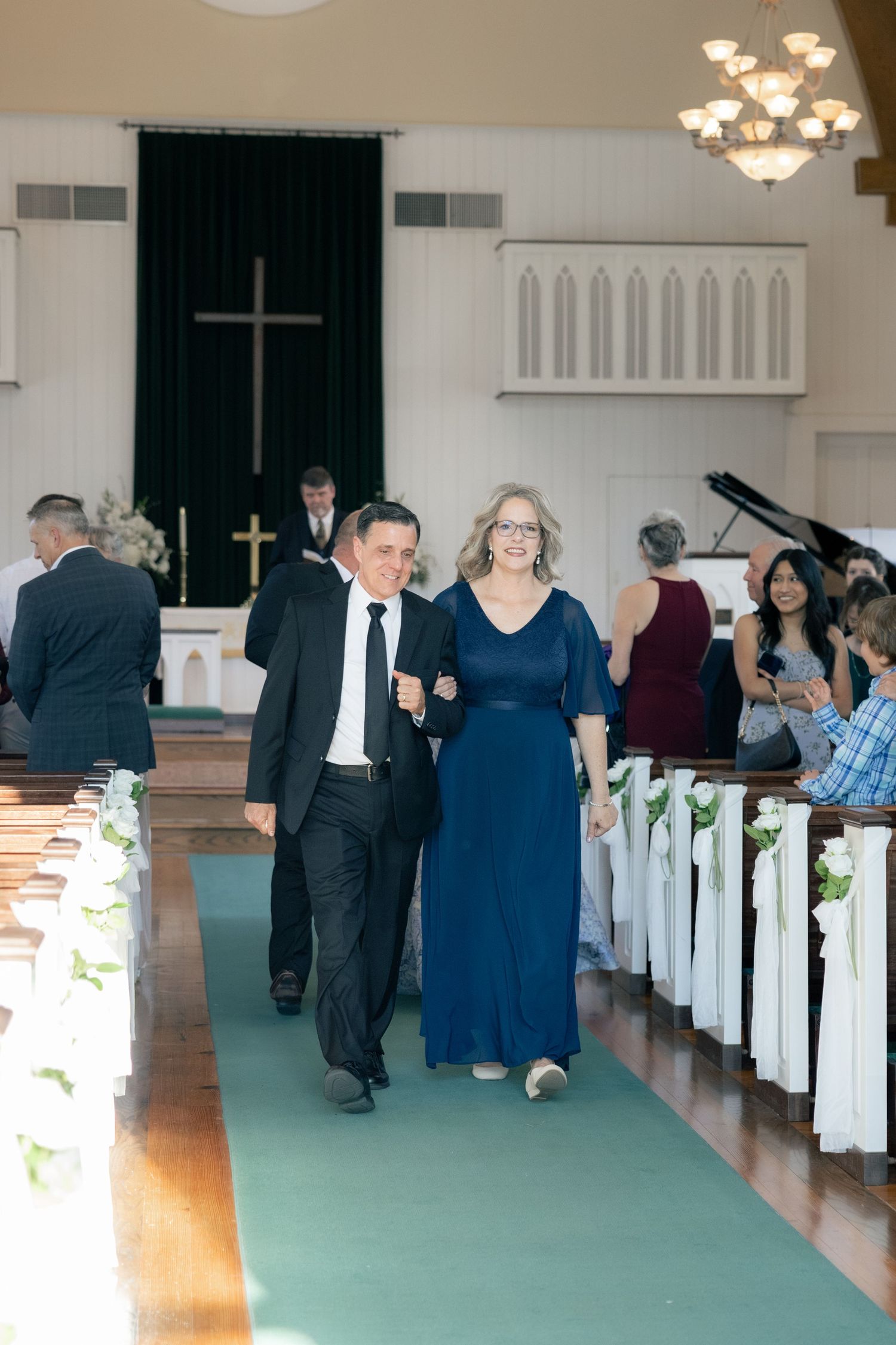 Wedding Ceremony Photos at Saint Francis at The Point Anglican Church Fairhope, Alabama