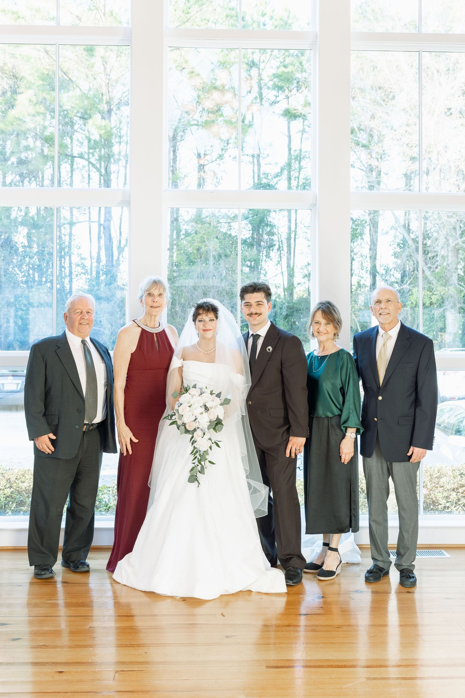 Wedding Family Photos at Saint Francis at The Point Anglican Church Fairhope, Alabama