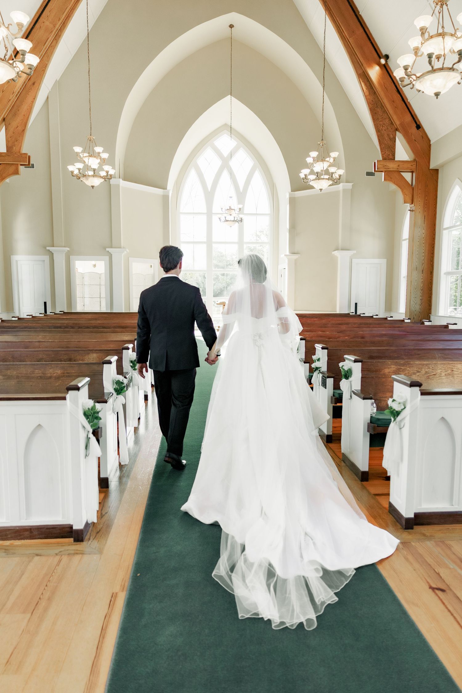 Wedding Couple Photos at Saint Francis at The Point Anglican Church Fairhope, Alabama
