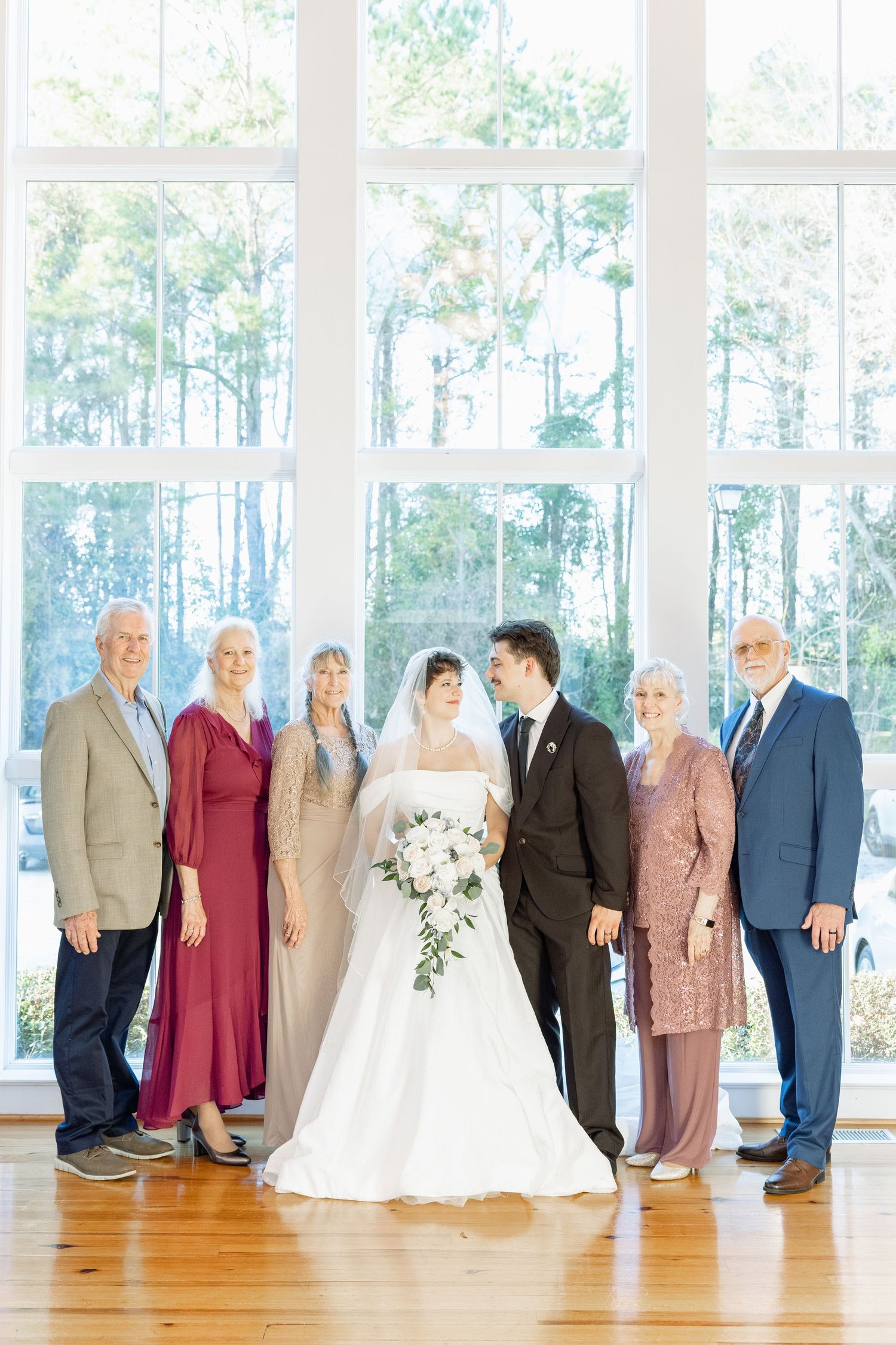 Wedding Family Photos at Saint Francis at The Point Anglican Church Fairhope, Alabama