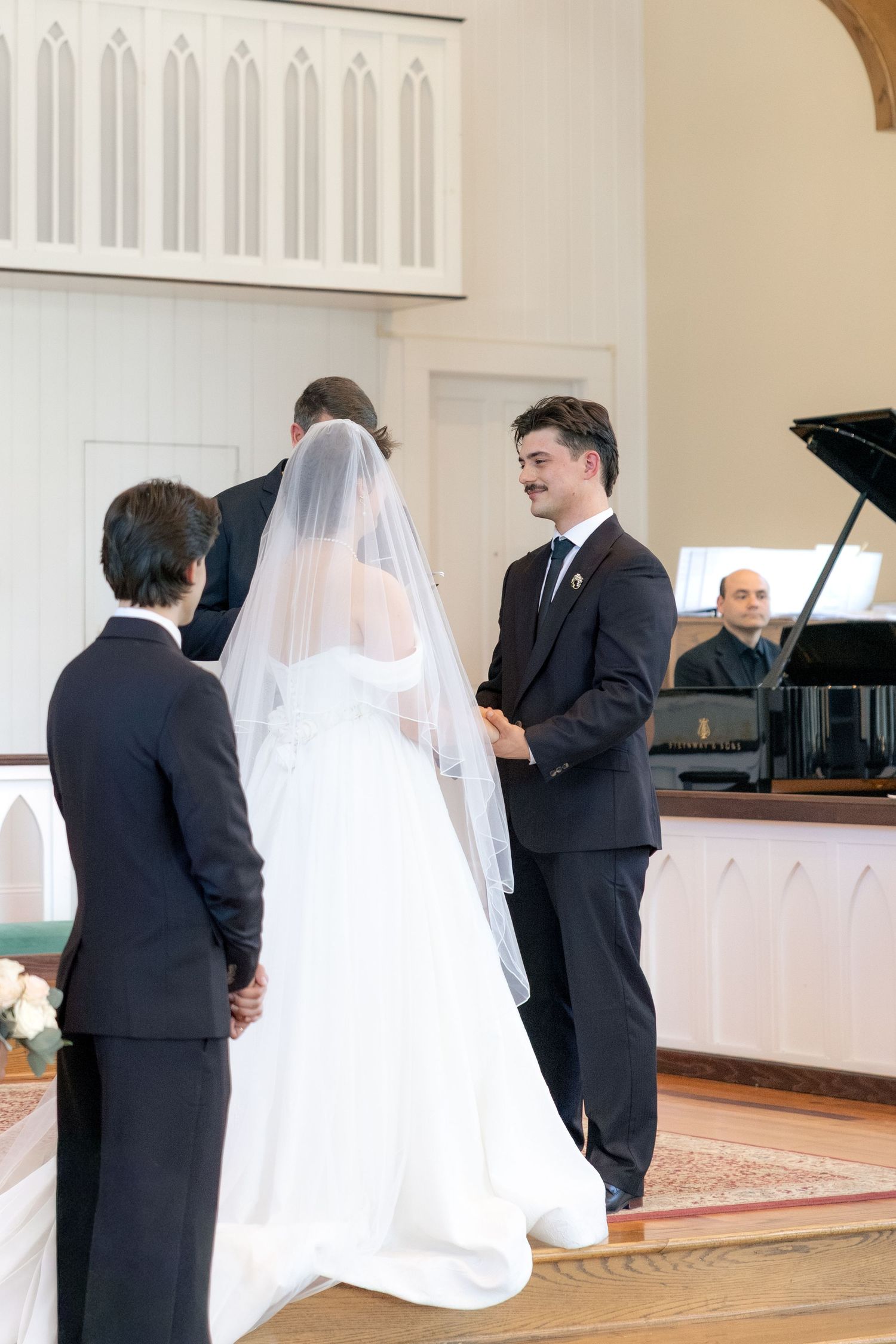 Wedding Ceremony Photos at Saint Francis at The Point Anglican Church Fairhope, Alabama