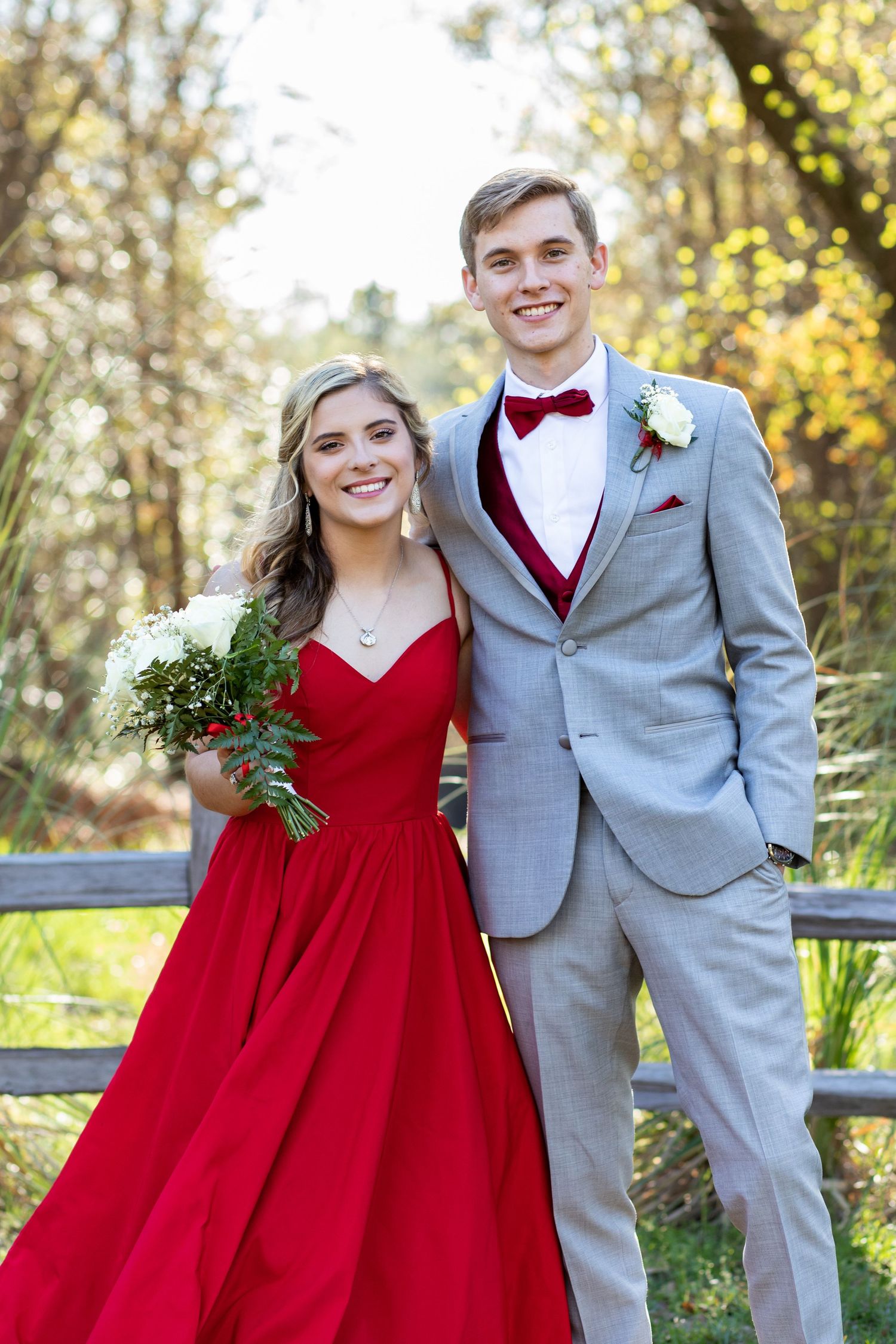 Ridgecrest Christian School Prom Photos at Jordan's Barn Midland City, Alabama