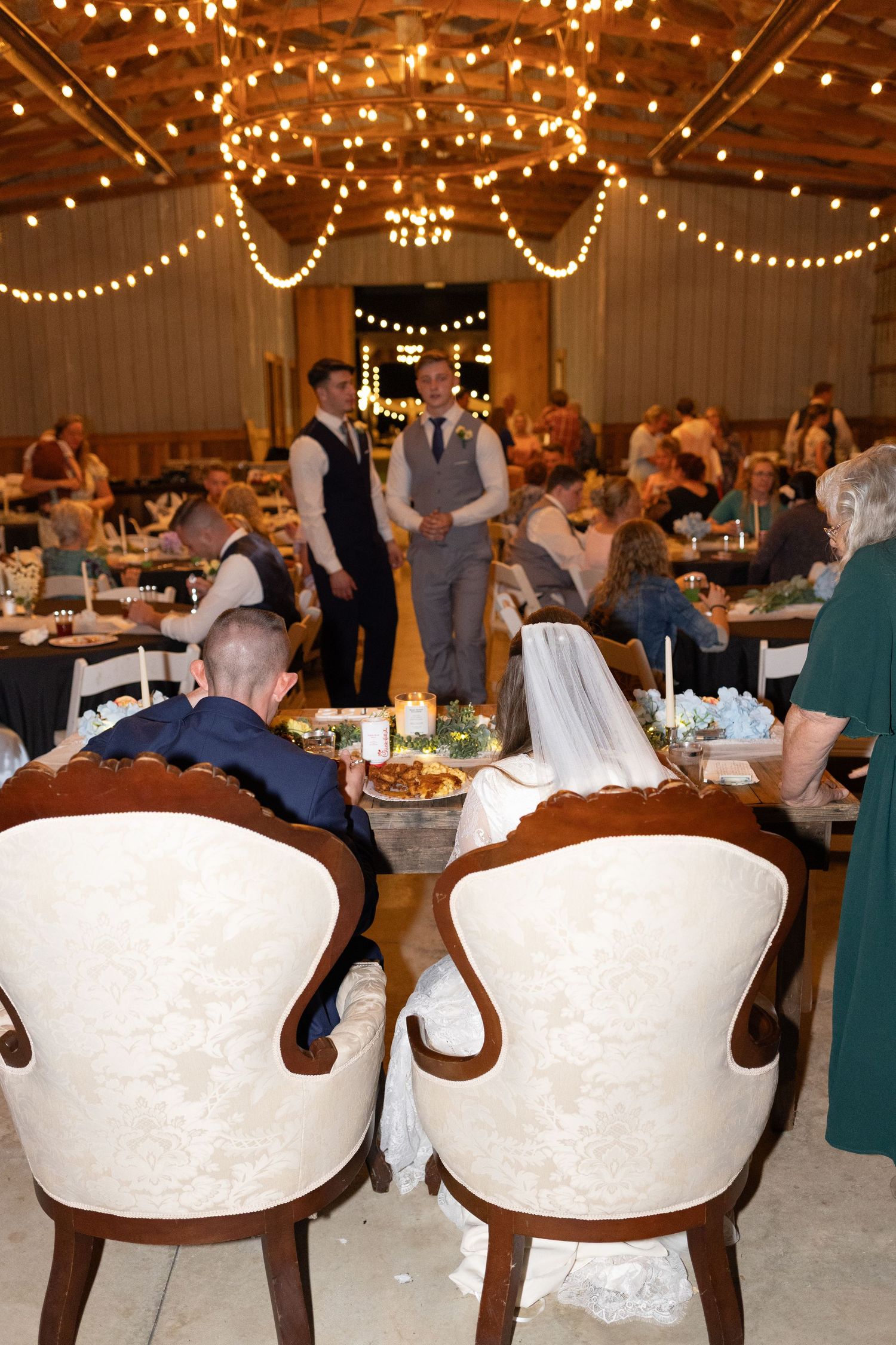 Wedding reception at Dalrymple Farms Enterprise, Alabama