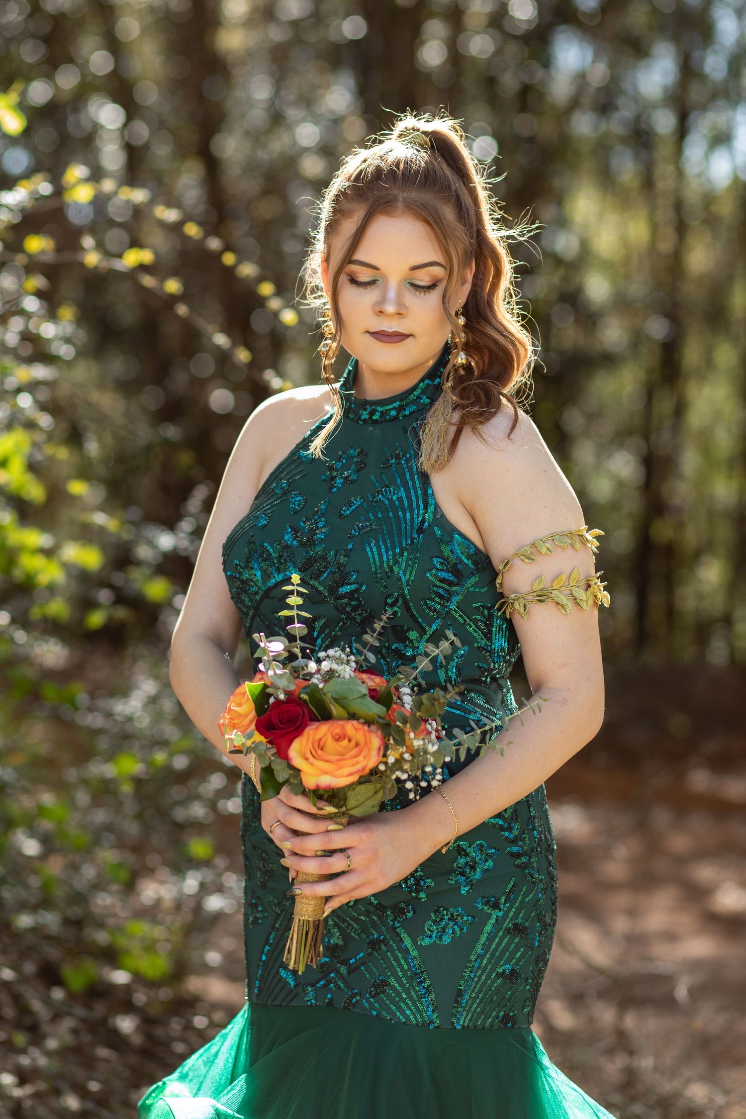 Ridgecrest Christian School Prom Photos at Jordan's Barn Midland City, Alabama