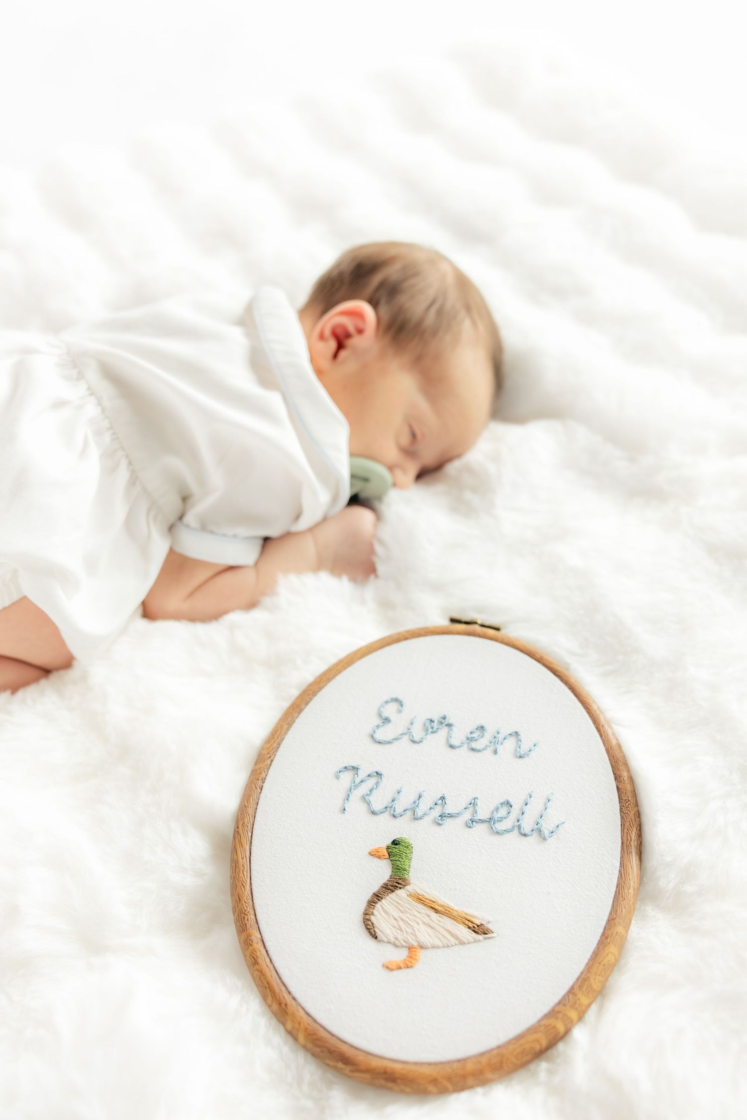 Newborn photos in a studio in Dothan, Alabama