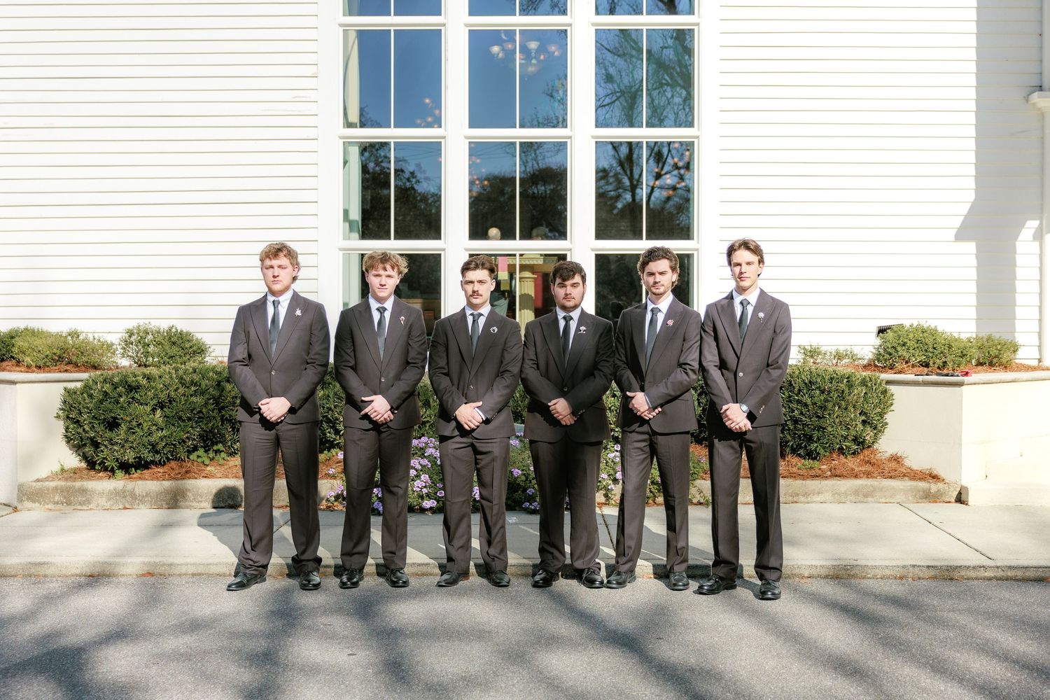 Wedding Party Photos at Saint Francis at The Point Anglican Church Fairhope, Alabama
