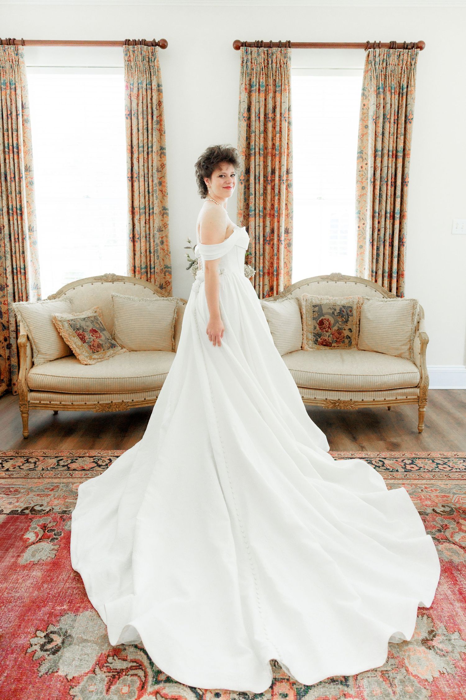Wedding Bridal Portraits at Saint Francis at The Point Anglican Church Fairhope, Alabama
