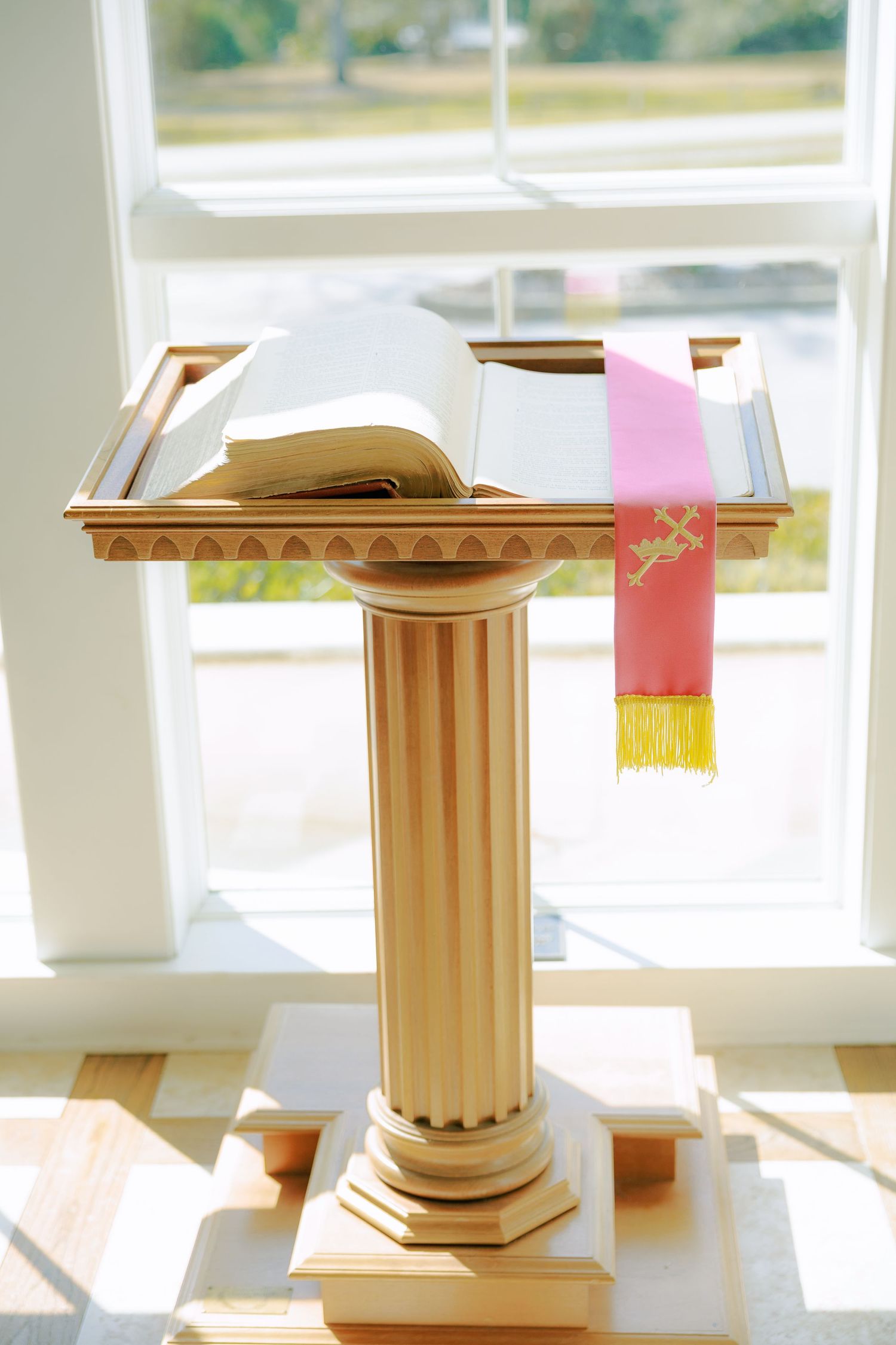 Wedding Detail Photos at Saint Francis at The Point Anglican Church Fairhope, Alabama