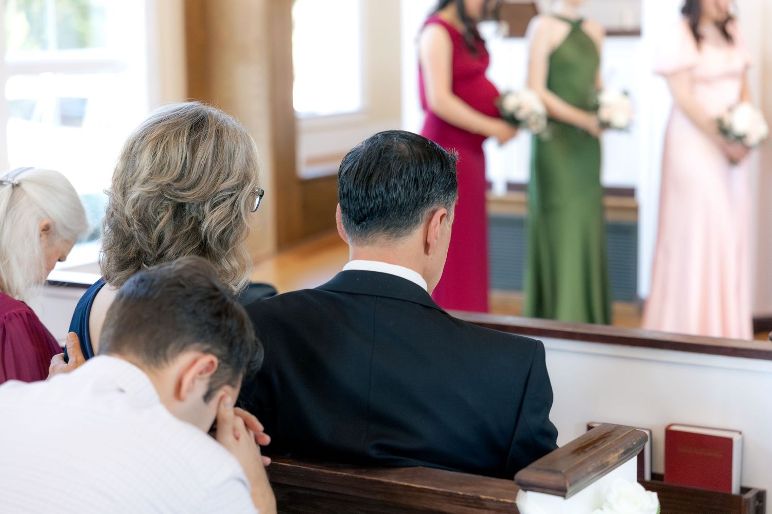 Wedding Ceremony Photos at Saint Francis at The Point Anglican Church Fairhope, Alabama