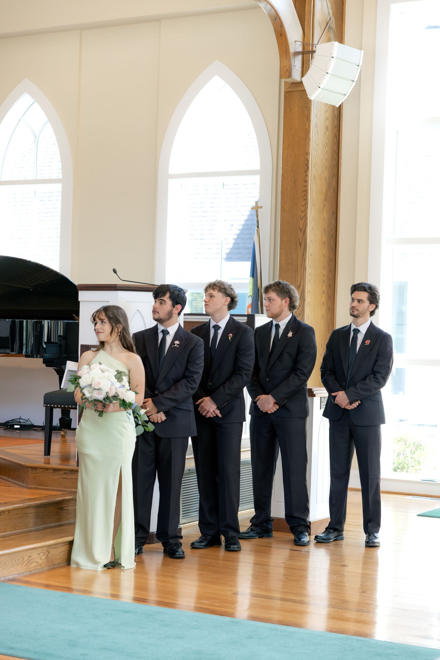 Wedding Ceremony Photos at Saint Francis at The Point Anglican Church Fairhope, Alabama