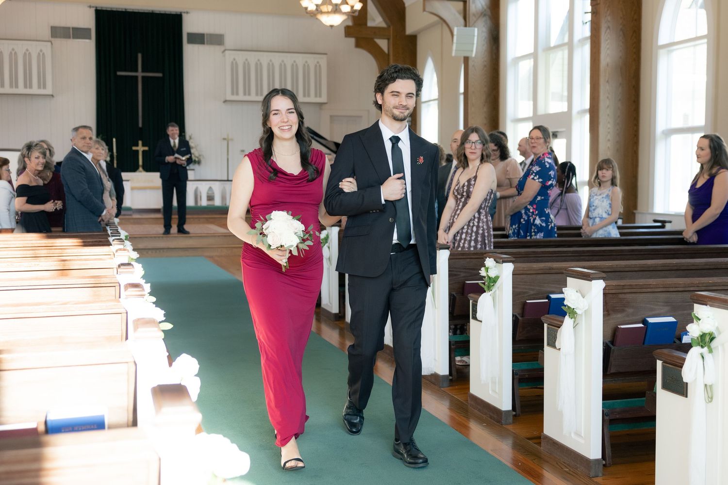 Wedding Ceremony Photos at Saint Francis at The Point Anglican Church Fairhope, Alabama