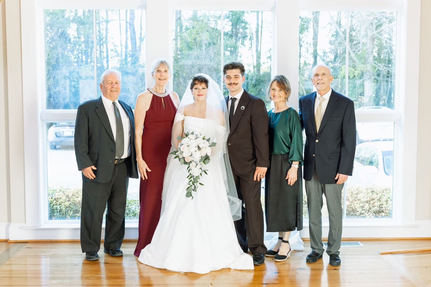 Wedding Family Photos at Saint Francis at The Point Anglican Church Fairhope, Alabama