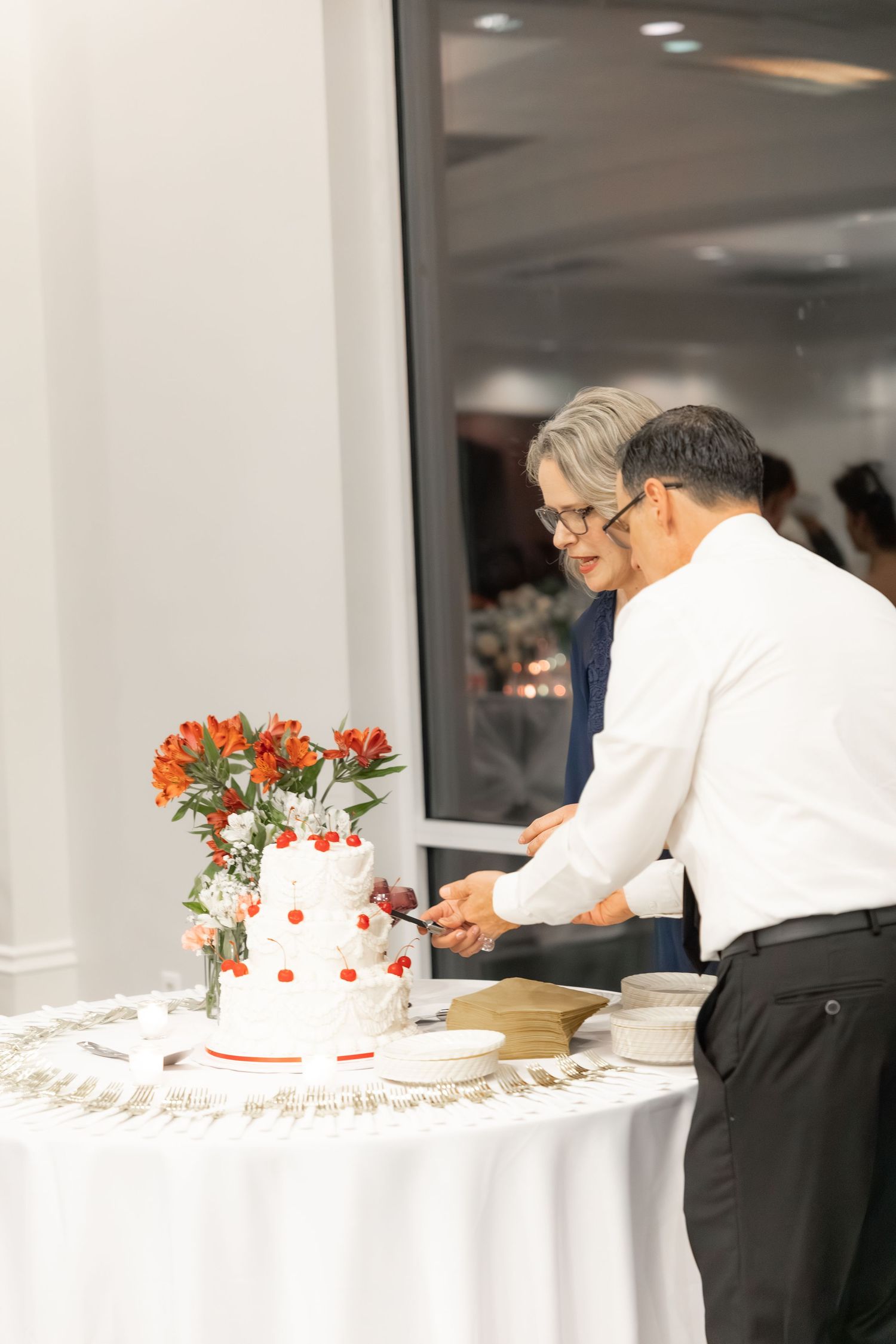 Wedding Reception at James P. Nix Center Fairhope, Alabama
