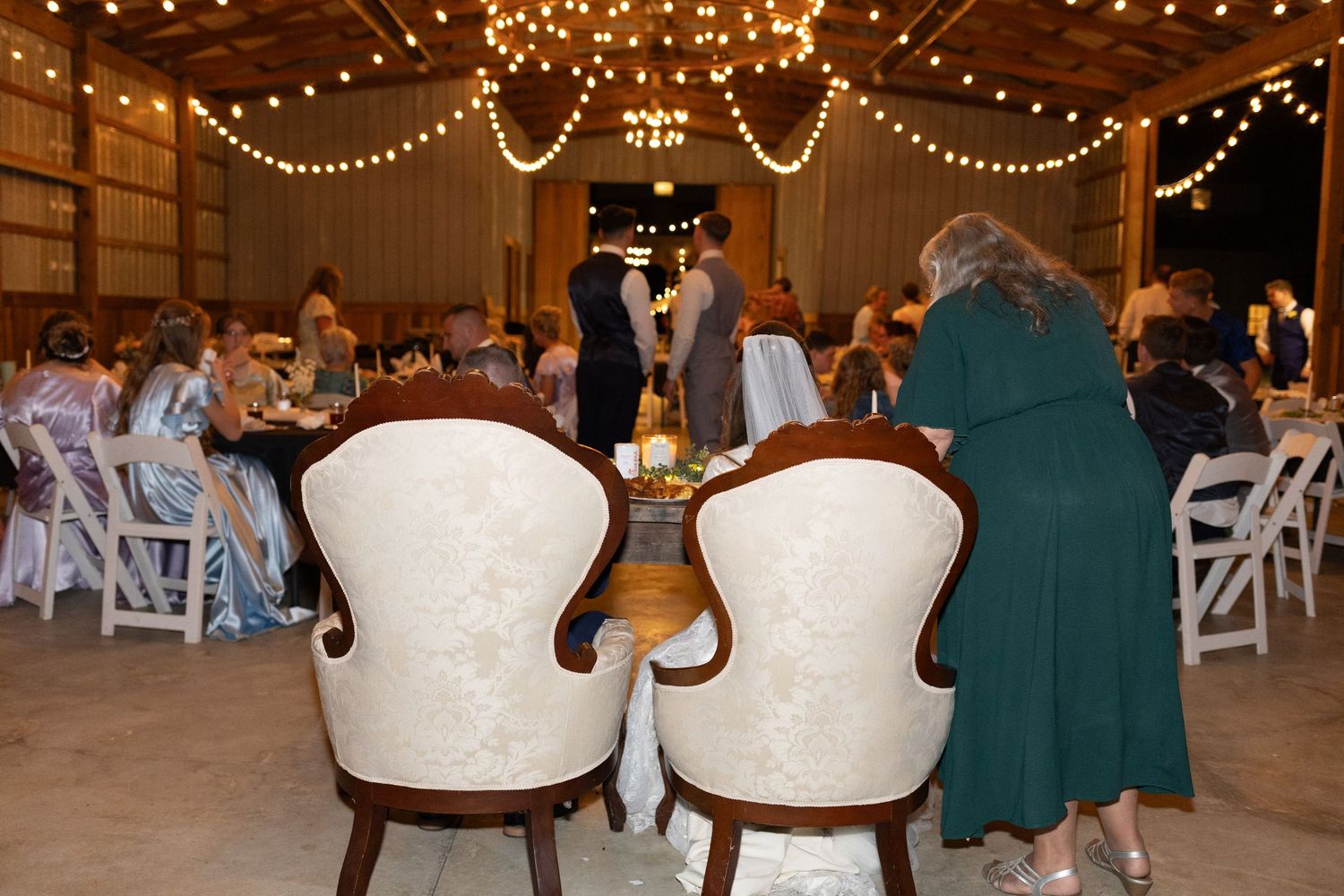 Wedding reception at Dalrymple Farms Enterprise, Alabama