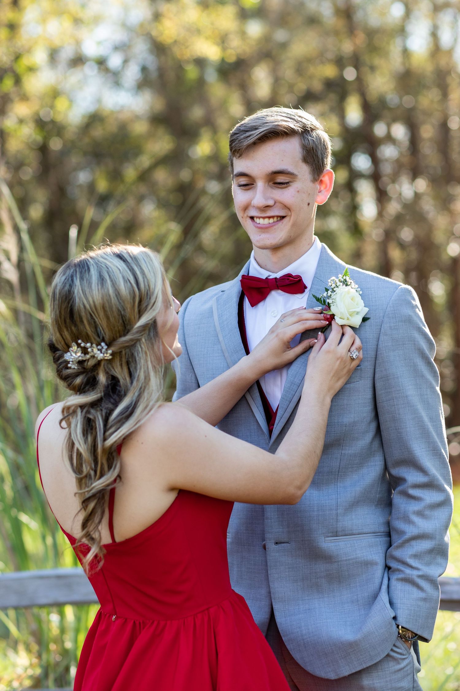 Ridgecrest Christian School Prom Photos at Jordan's Barn Midland City, Alabama