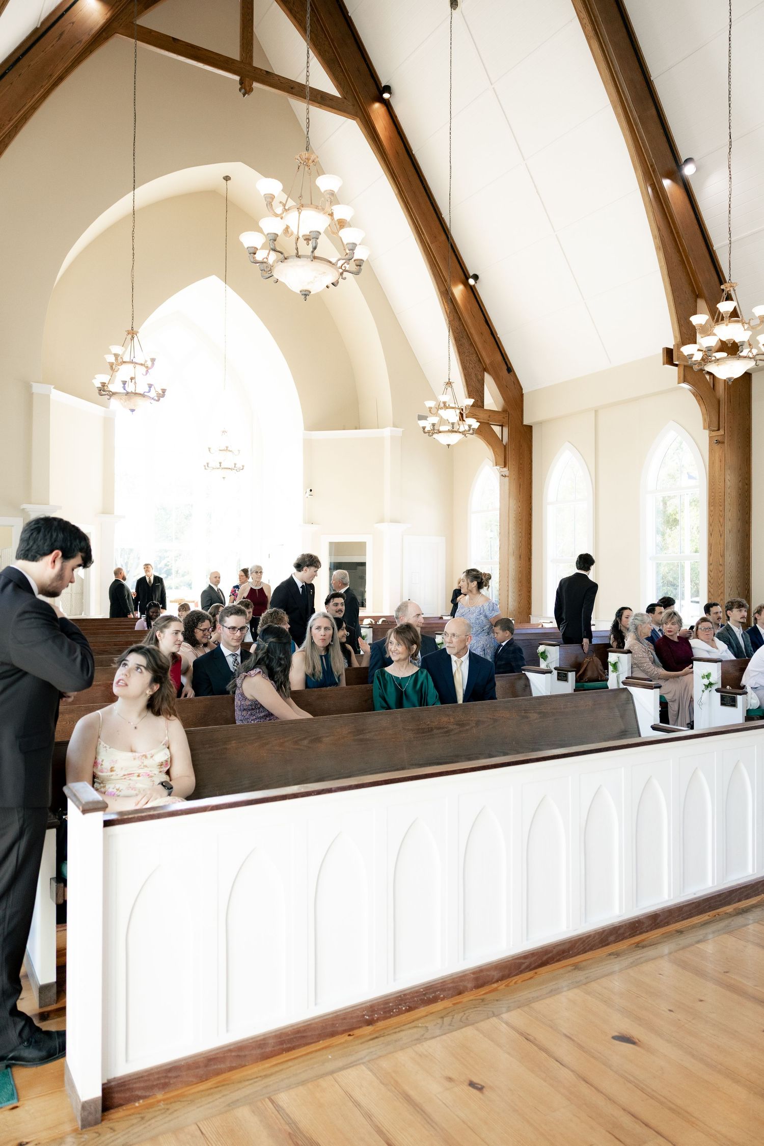 Wedding Ceremony Photos at Saint Francis at The Point Anglican Church Fairhope, Alabama