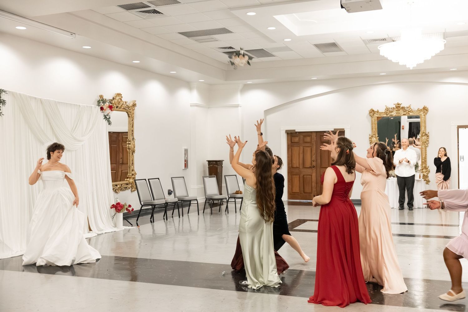 Wedding Reception at James P. Nix Center Fairhope, Alabama