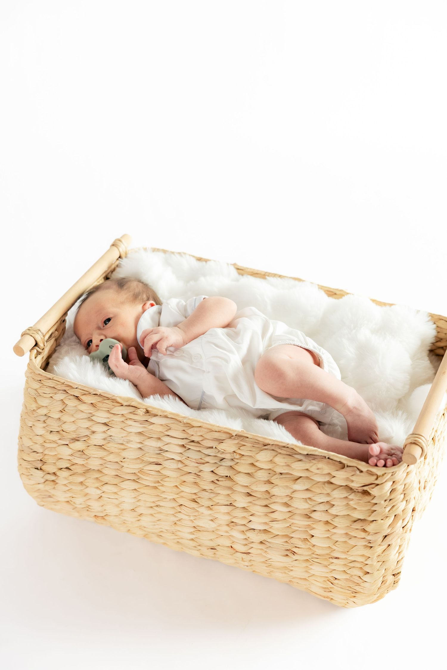 Newborn photos in a studio in Dothan, Alabama