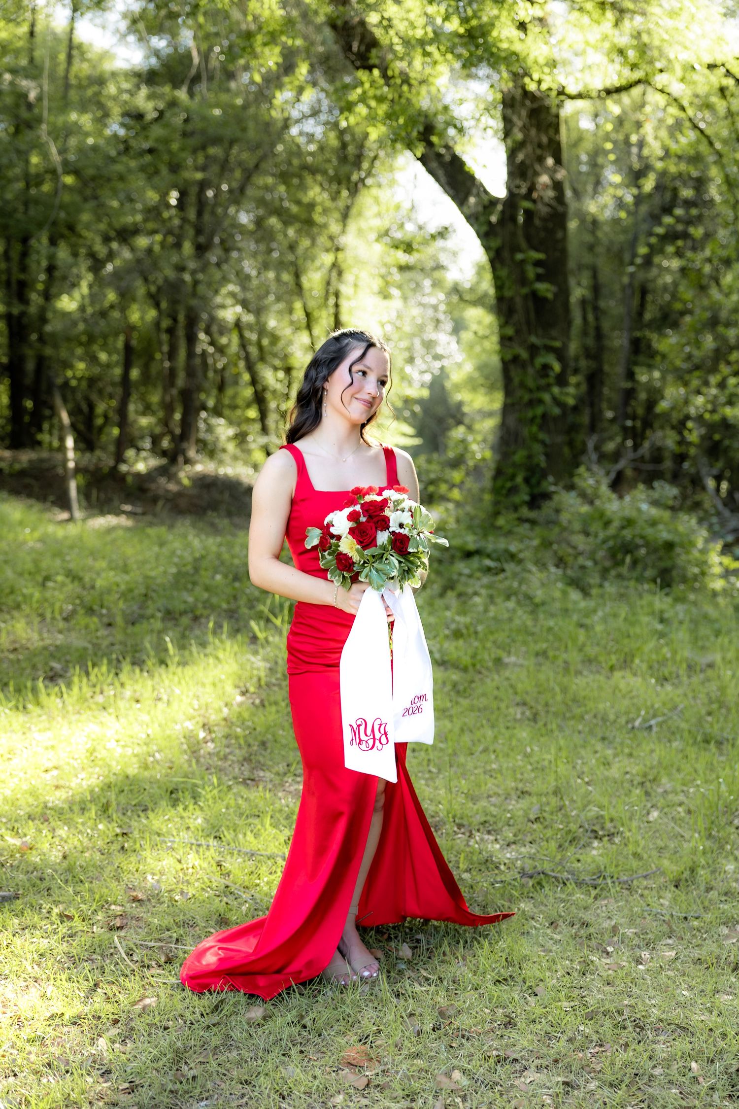 Ridgecrest Christian School Senior Couple Prom Photos at Jordan's Activity Barn at Kelly Creek Midland City, Alabama