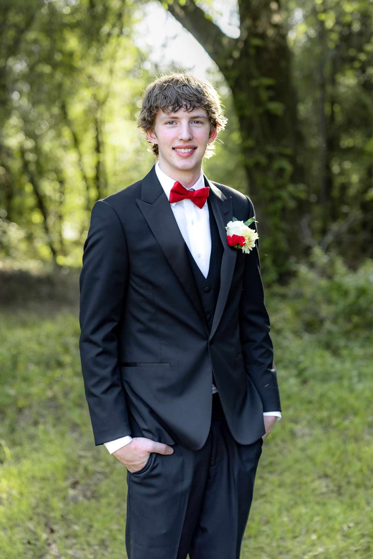 Ridgecrest Christian School Senior Couple Prom Photos at Jordan's Activity Barn at Kelly Creek Midland City, Alabama