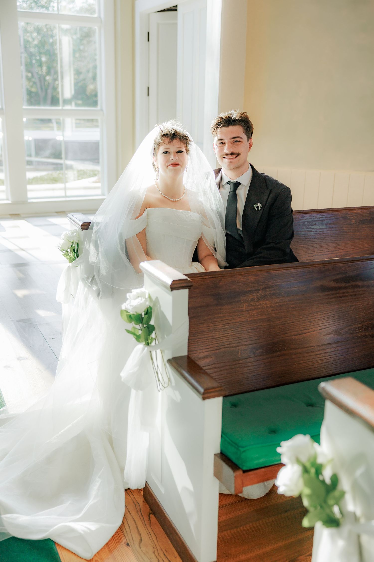 Wedding Couple Photos at Saint Francis at The Point Anglican Church Fairhope, Alabama