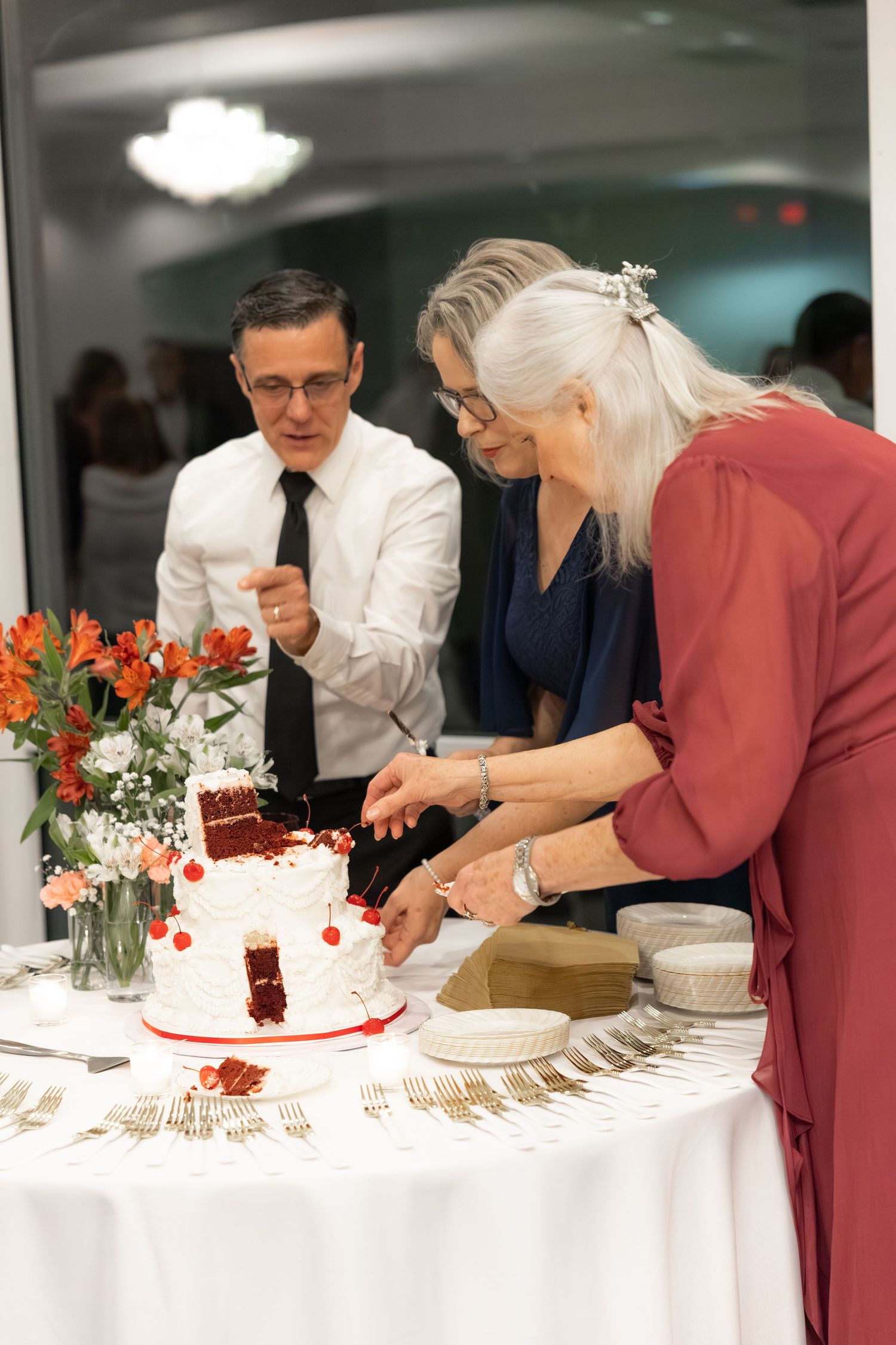 Wedding Reception at James P. Nix Center Fairhope, Alabama