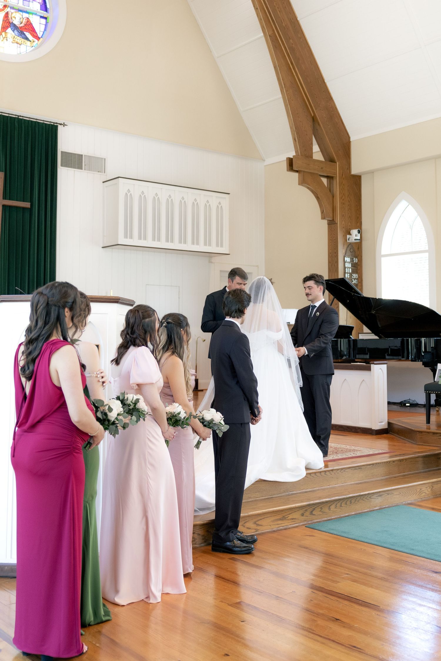 Wedding Ceremony Photos at Saint Francis at The Point Anglican Church Fairhope, Alabama