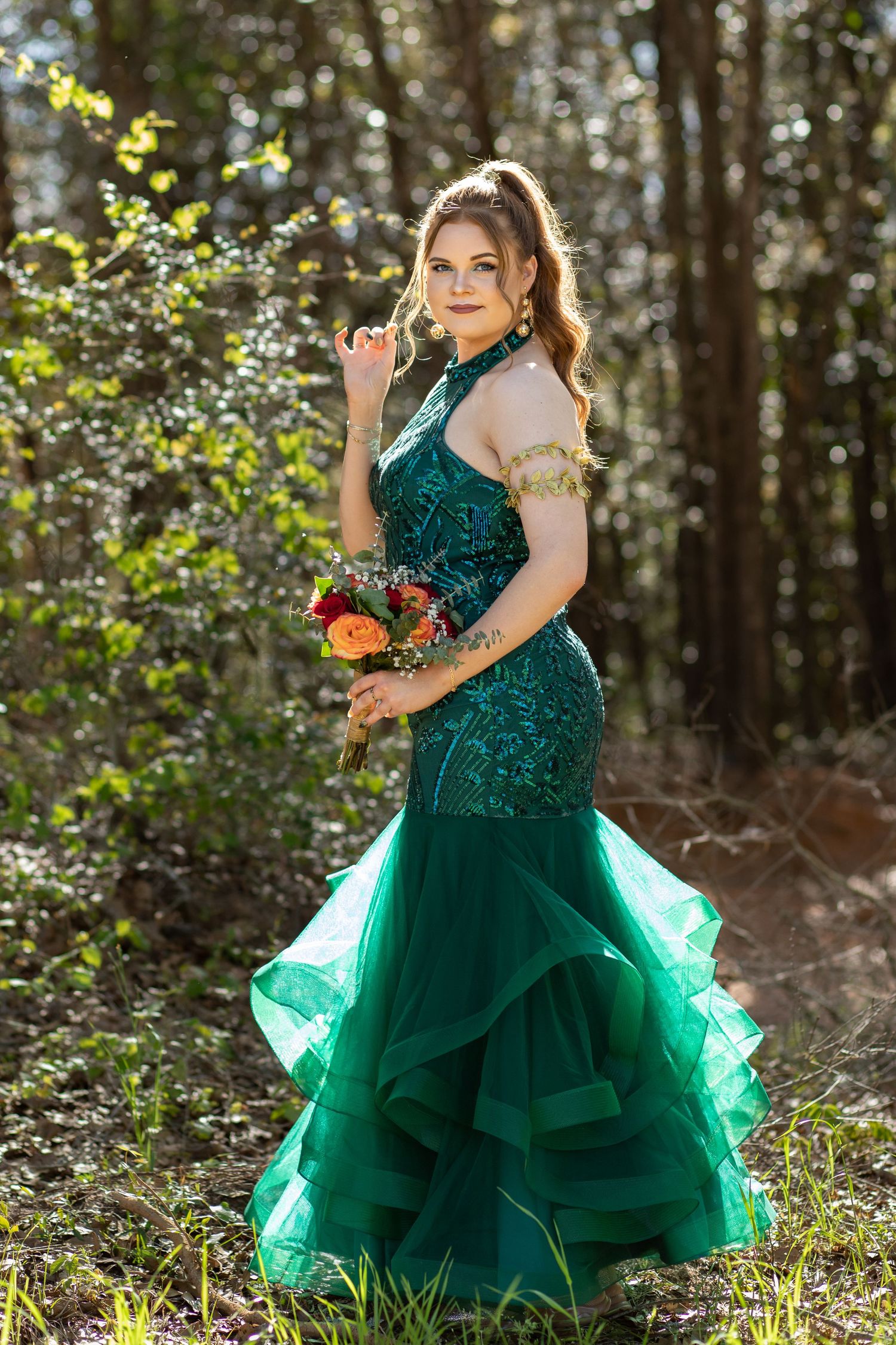 Ridgecrest Christian School Prom Photos at Jordan's Barn Midland City, Alabama