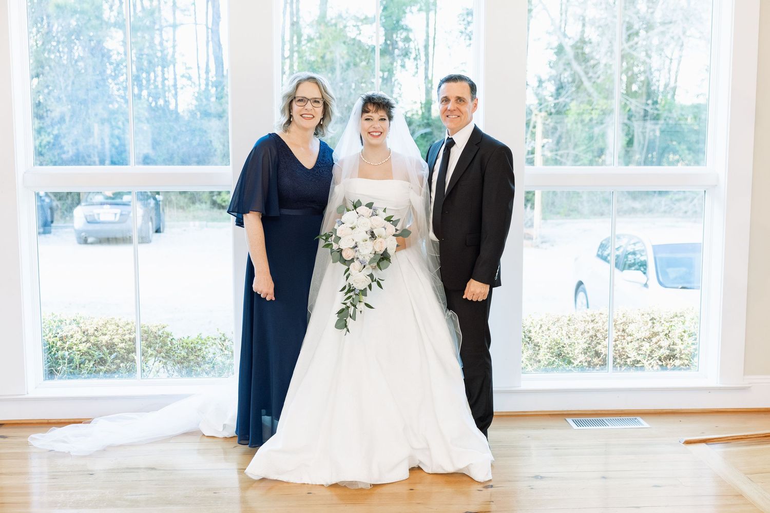 Wedding Family Photos at Saint Francis at The Point Anglican Church Fairhope, Alabama