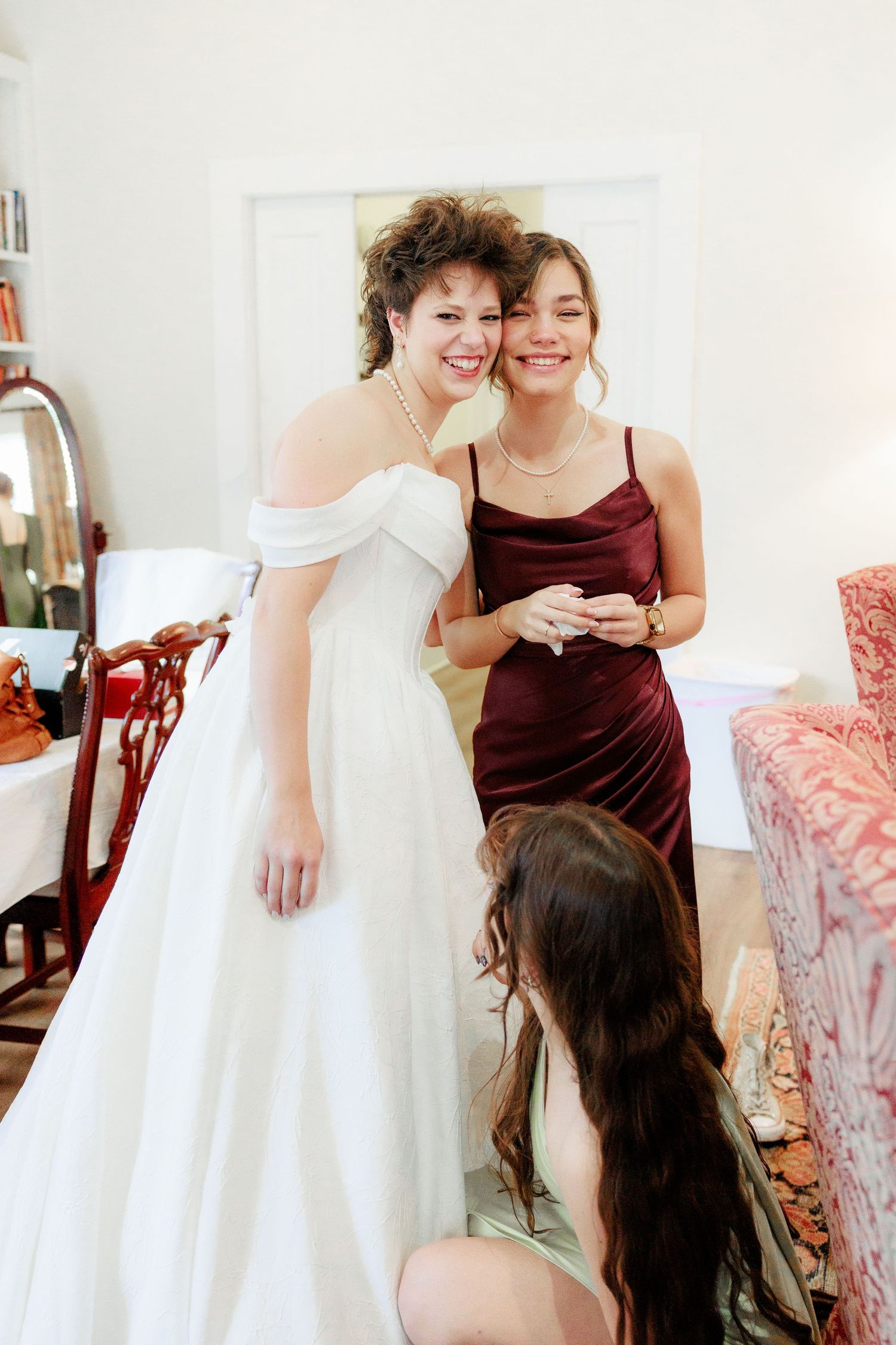 Wedding Bridal Portraits at Saint Francis at The Point Anglican Church Fairhope, Alabama