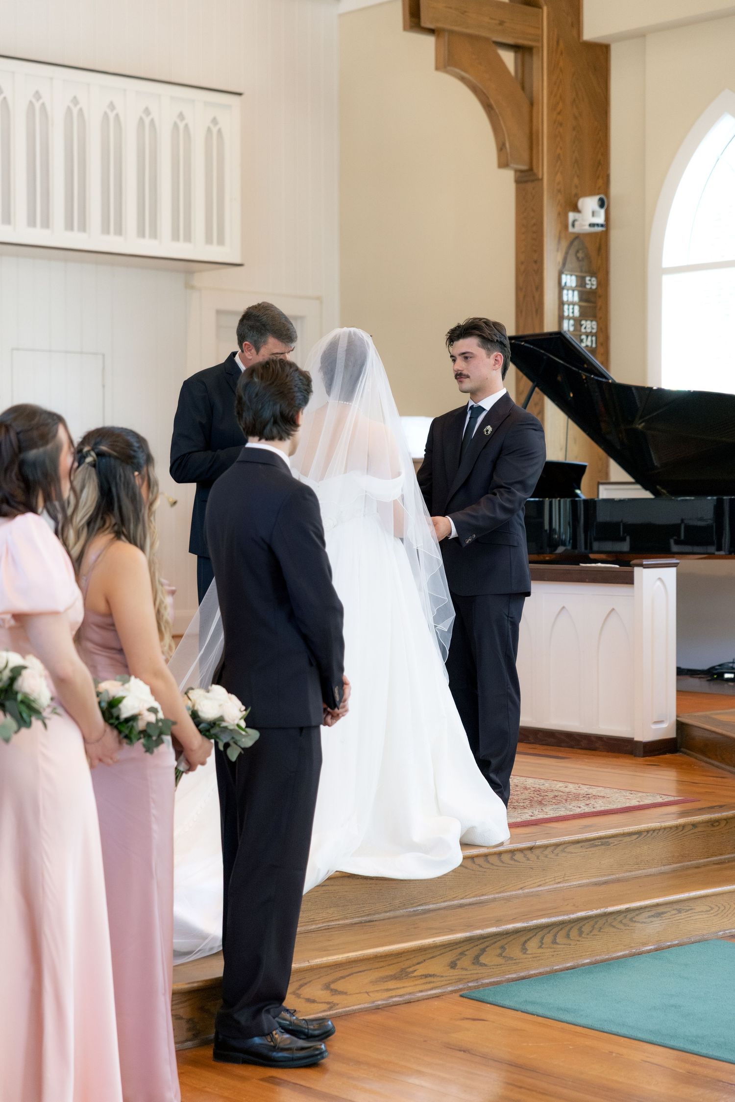 Wedding Ceremony Photos at Saint Francis at The Point Anglican Church Fairhope, Alabama