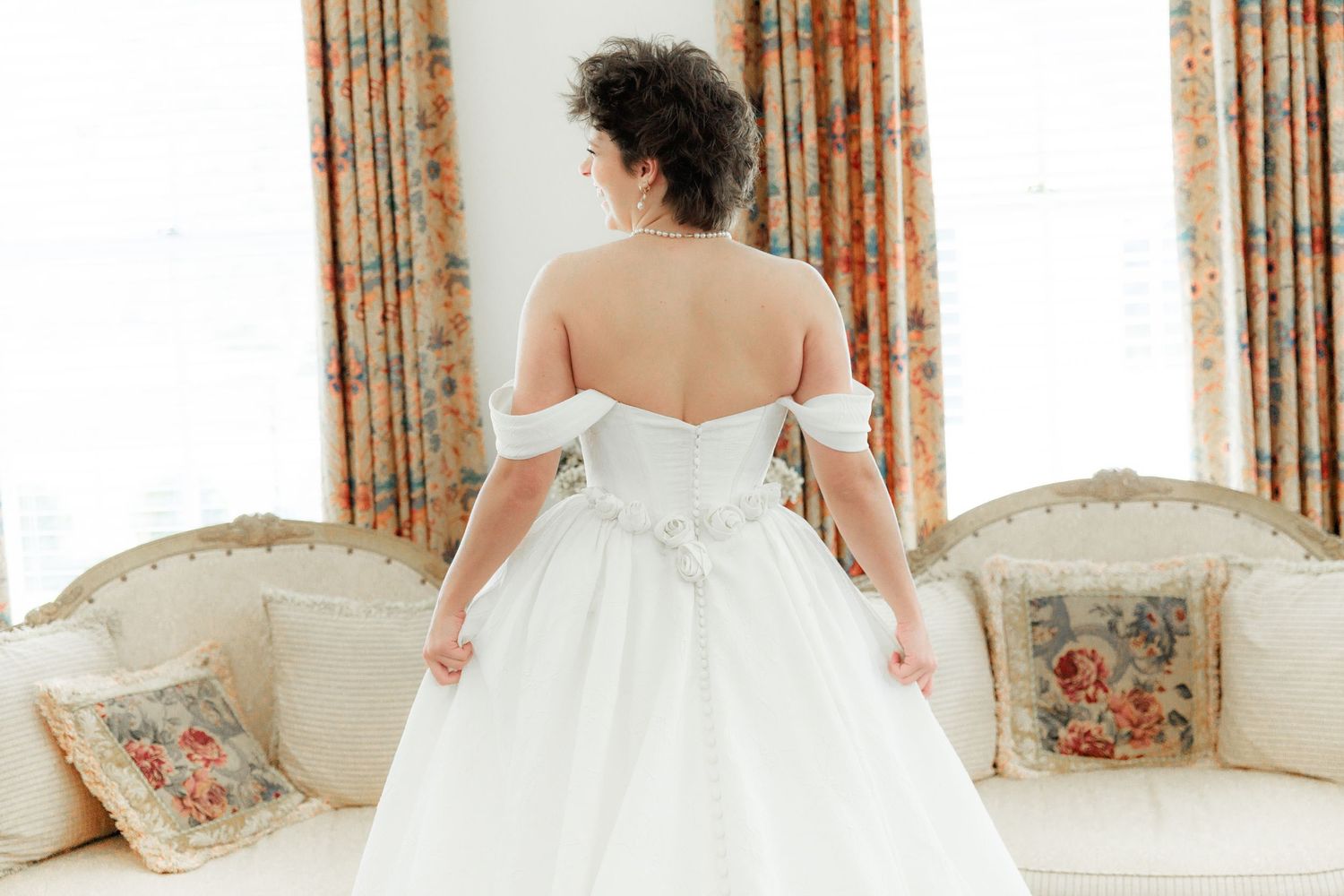 Wedding Bridal Portraits at Saint Francis at The Point Anglican Church Fairhope, Alabama