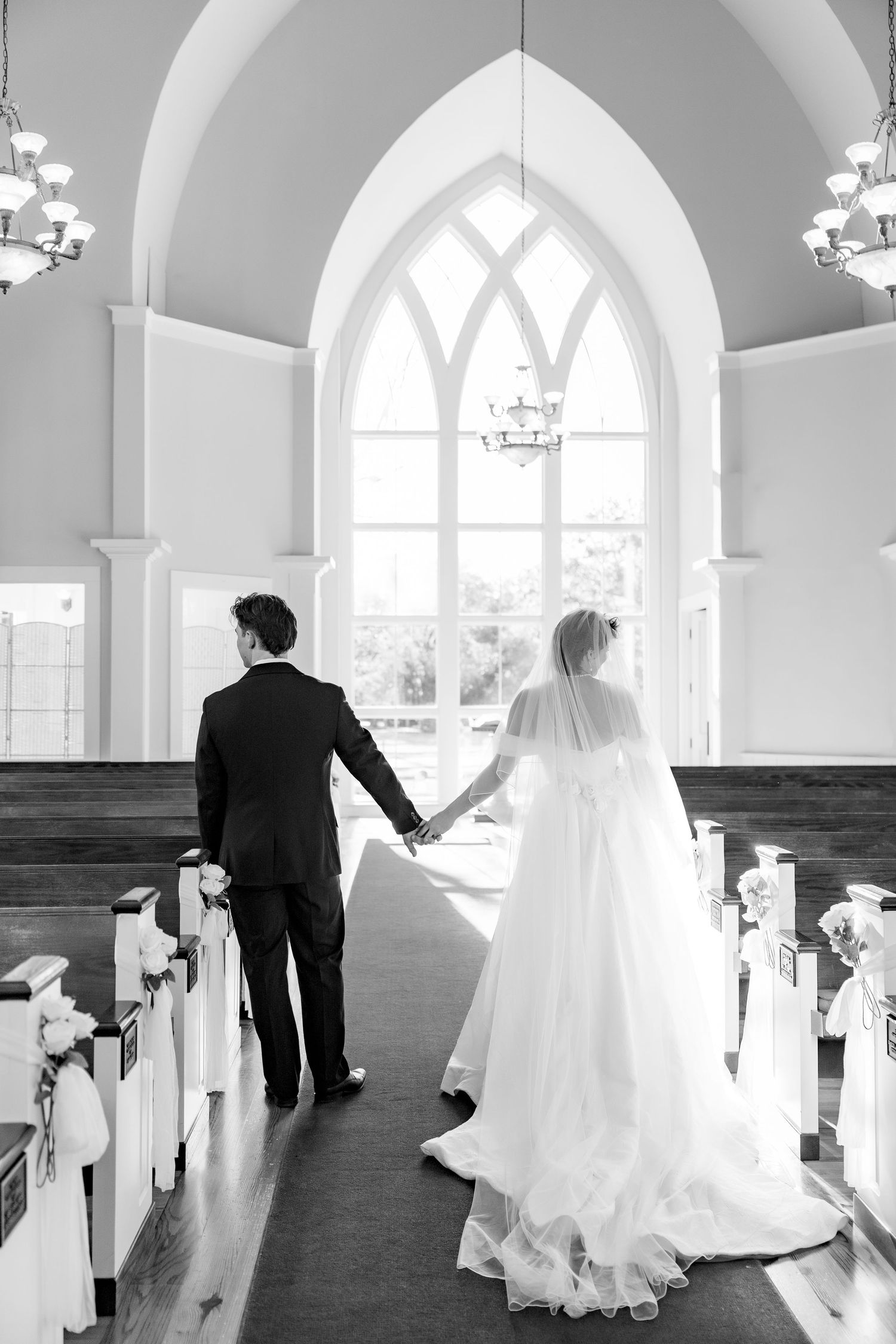 Wedding Couple Photos at Saint Francis at The Point Anglican Church Fairhope, Alabama