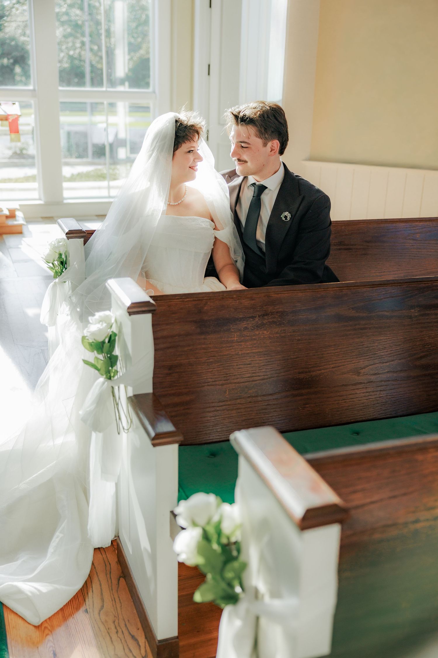 Wedding Couple Photos at Saint Francis at The Point Anglican Church Fairhope, Alabama