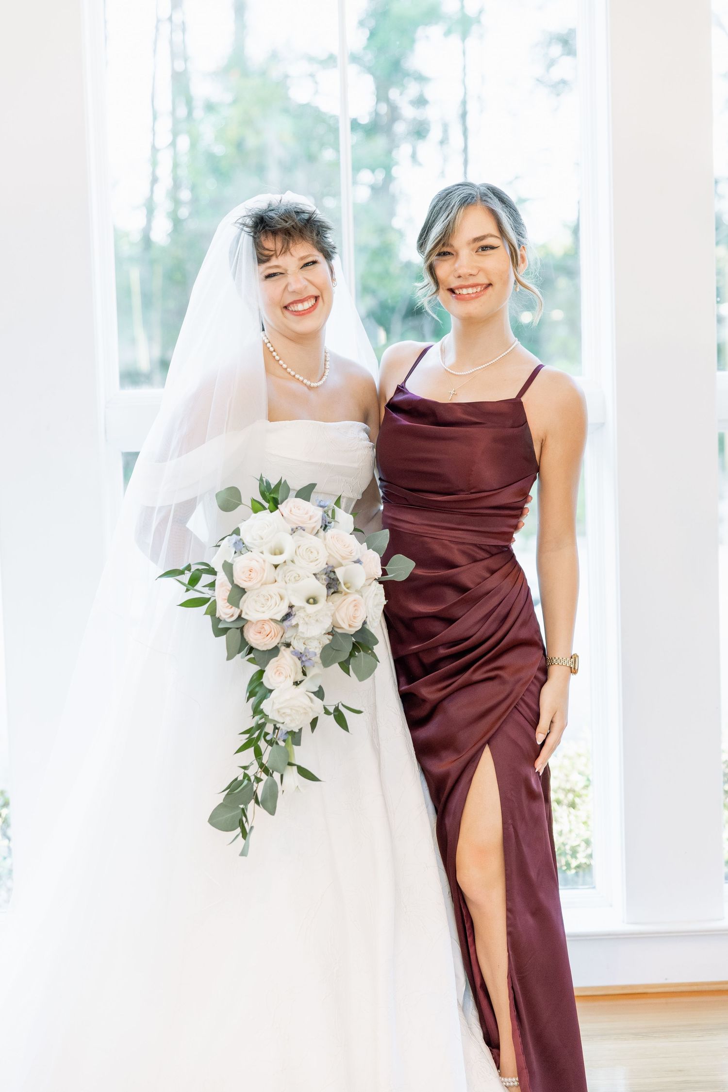 Wedding Family Photos at Saint Francis at The Point Anglican Church Fairhope, Alabama