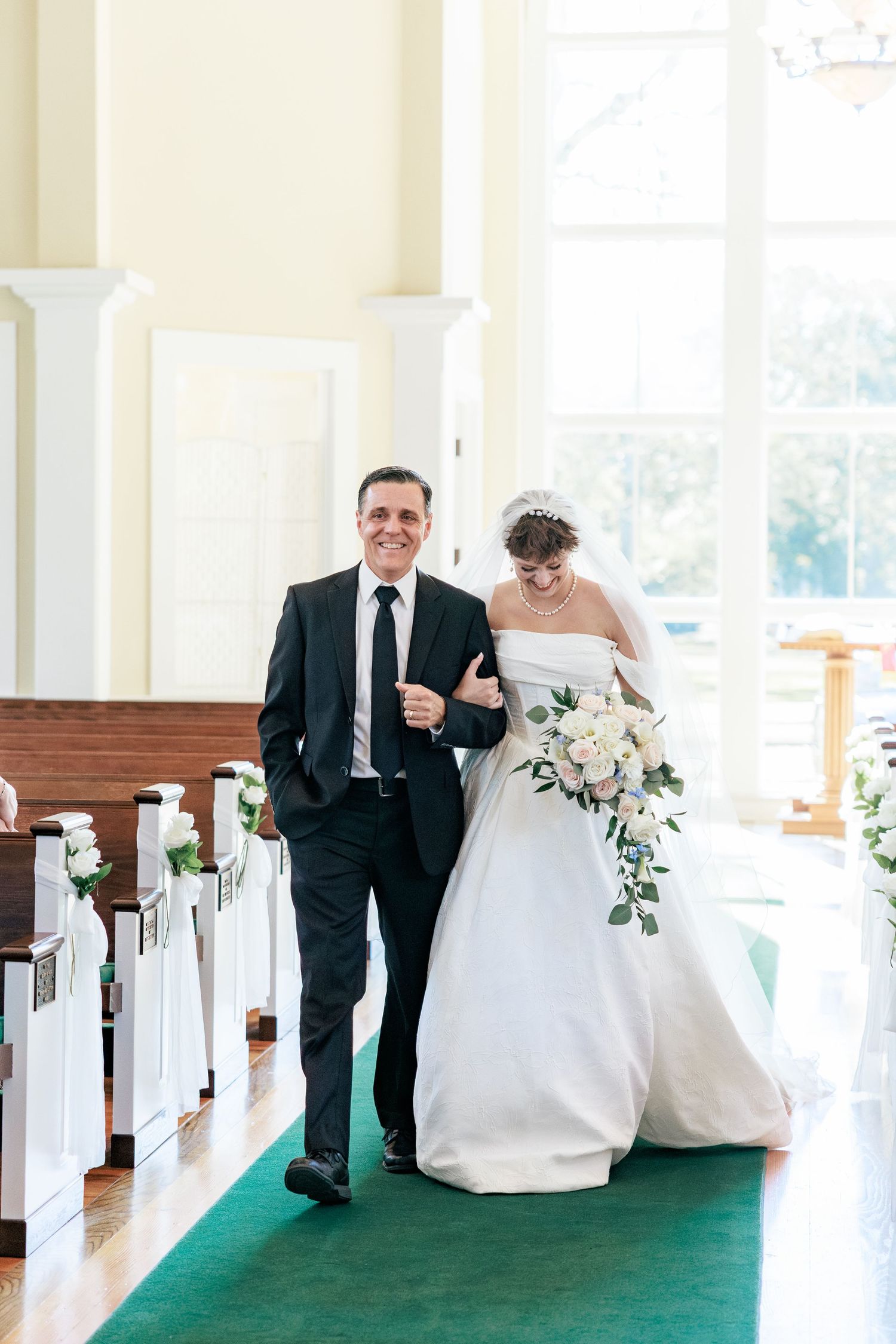 Wedding Ceremony Photos at Saint Francis at The Point Anglican Church Fairhope, Alabama