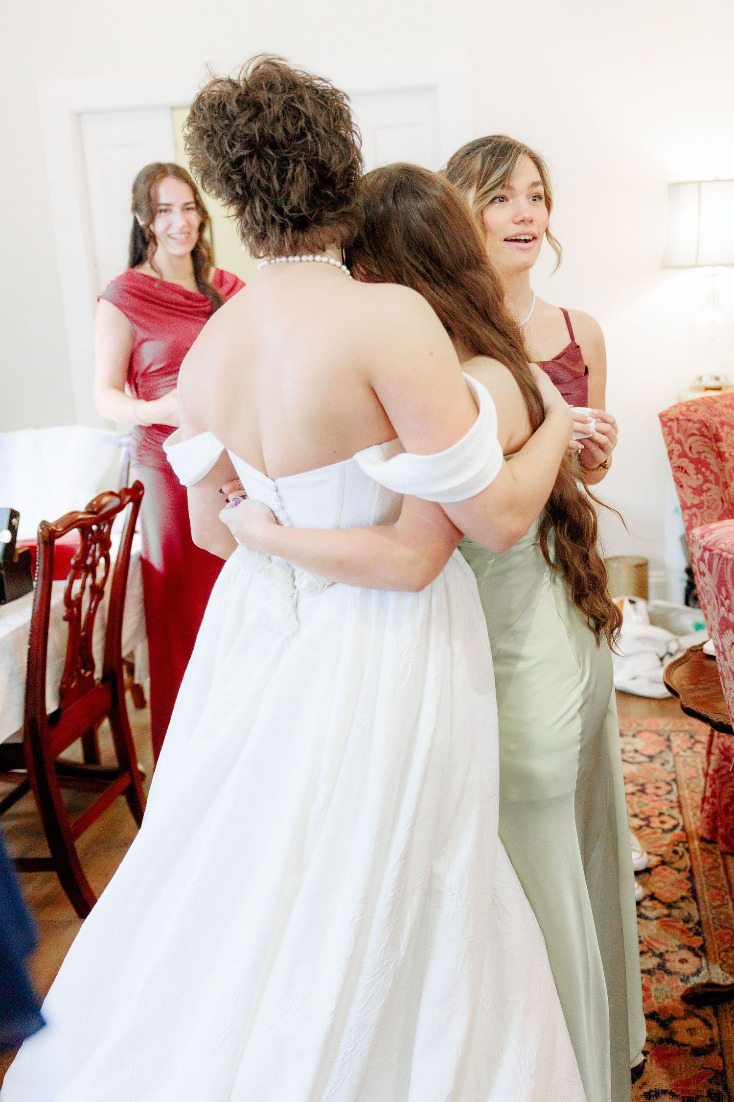 Wedding Bridal Portraits at Saint Francis at The Point Anglican Church Fairhope, Alabama