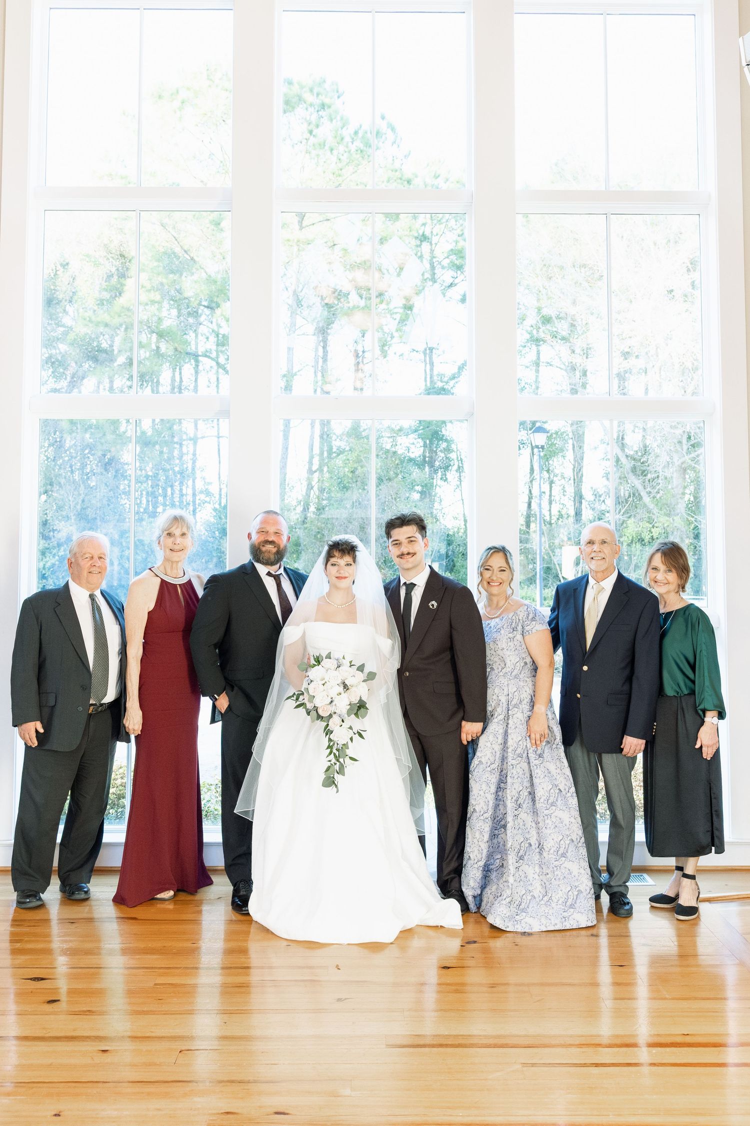 Wedding Family Photos at Saint Francis at The Point Anglican Church Fairhope, Alabama