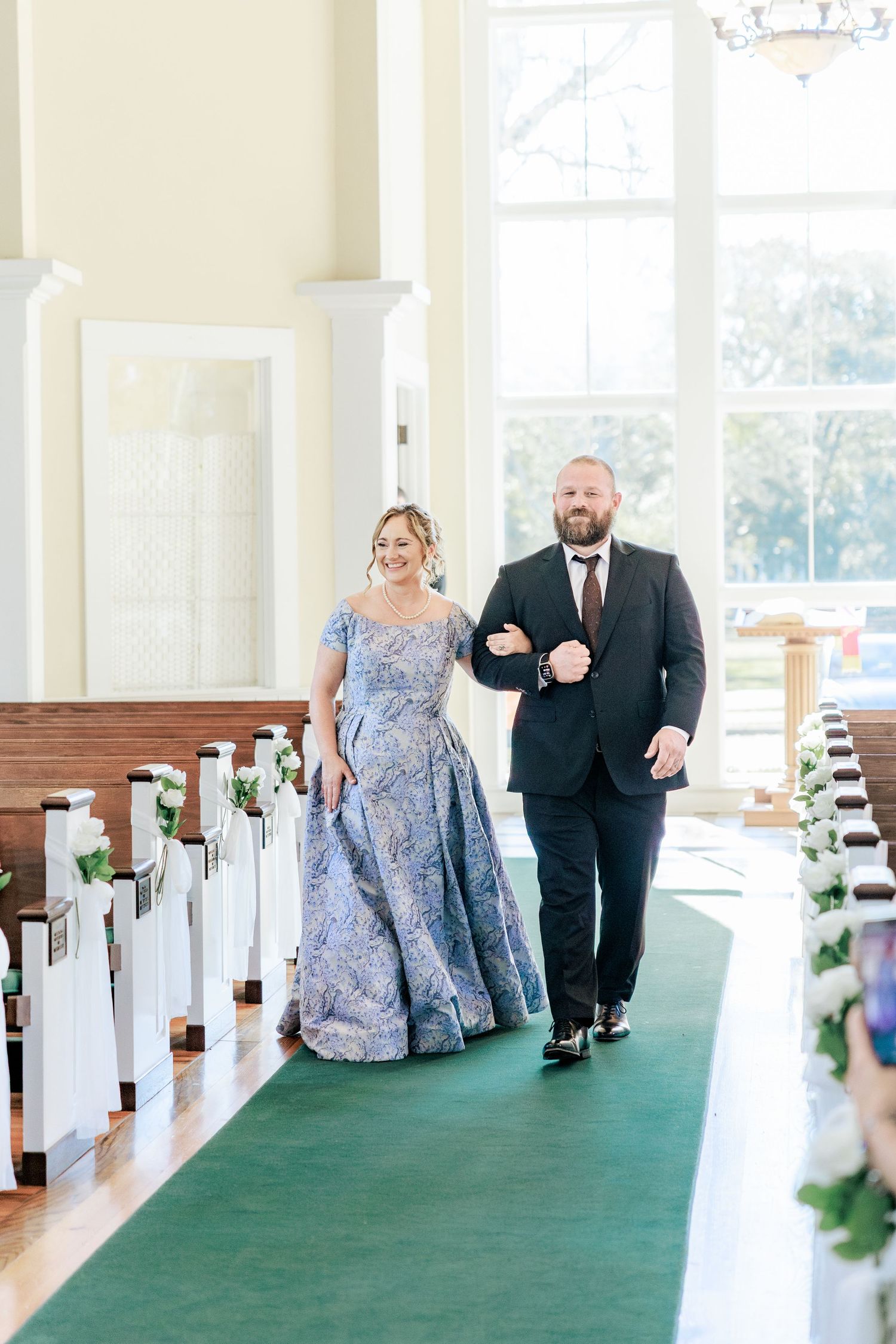 Wedding Ceremony Photos at Saint Francis at The Point Anglican Church Fairhope, Alabama