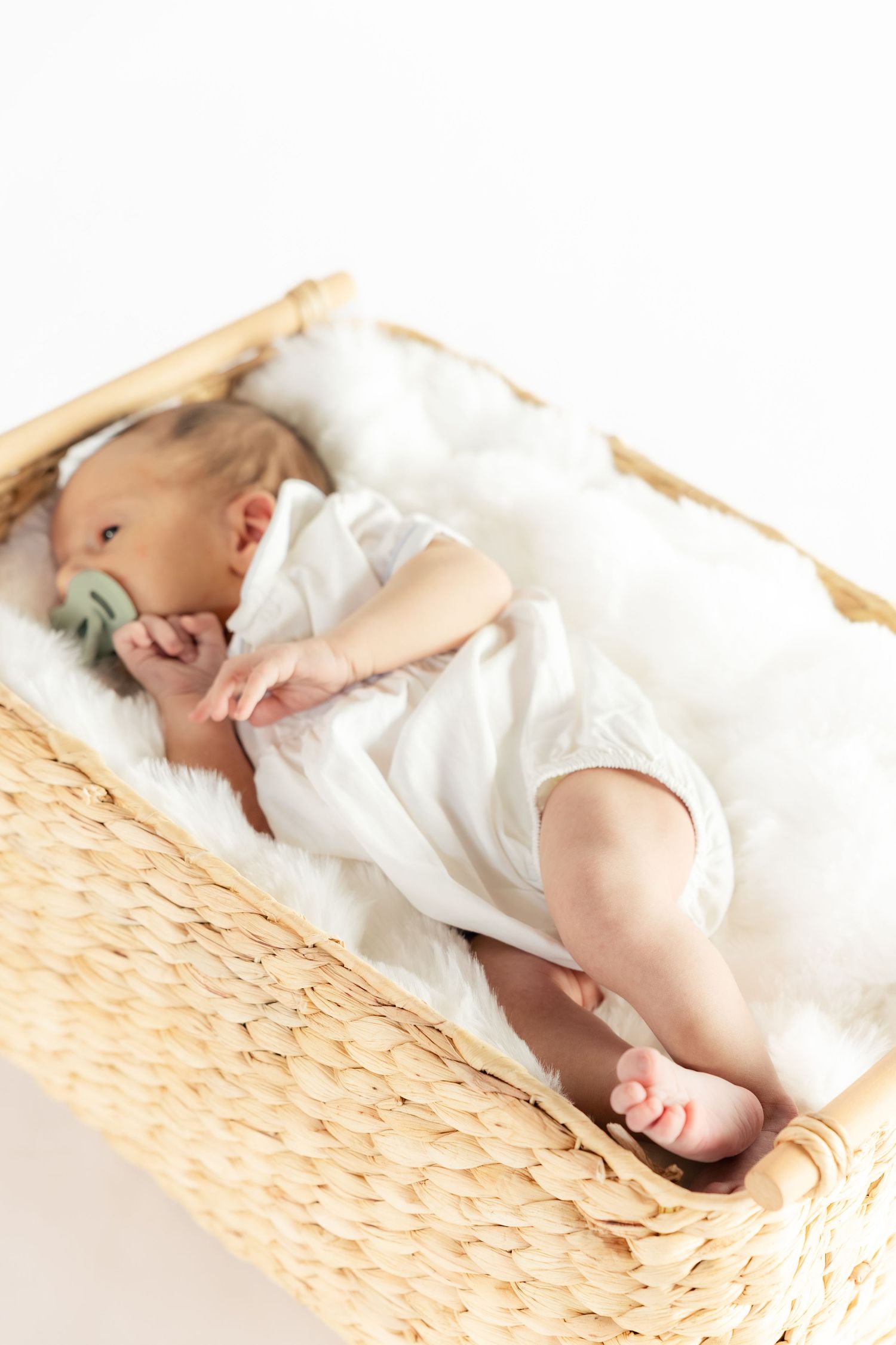 Newborn photos in a studio in Dothan, Alabama