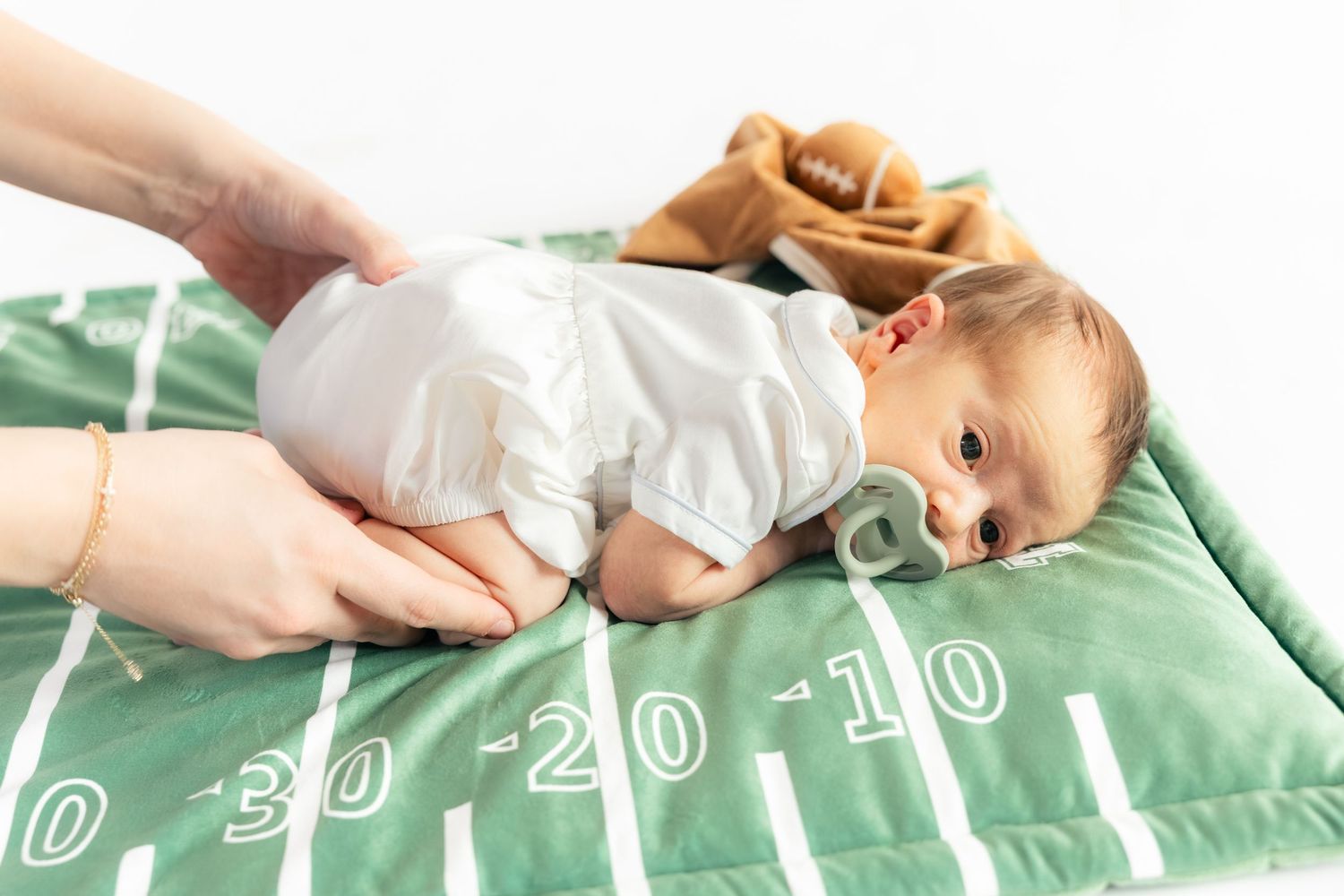 Newborn photos in a studio in Dothan, Alabama