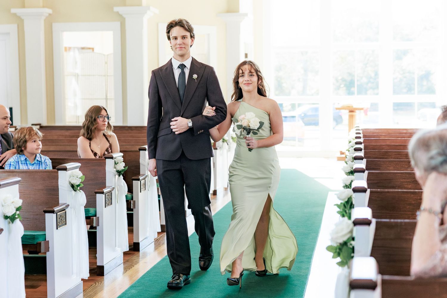 Wedding Ceremony Photos at Saint Francis at The Point Anglican Church Fairhope, Alabama