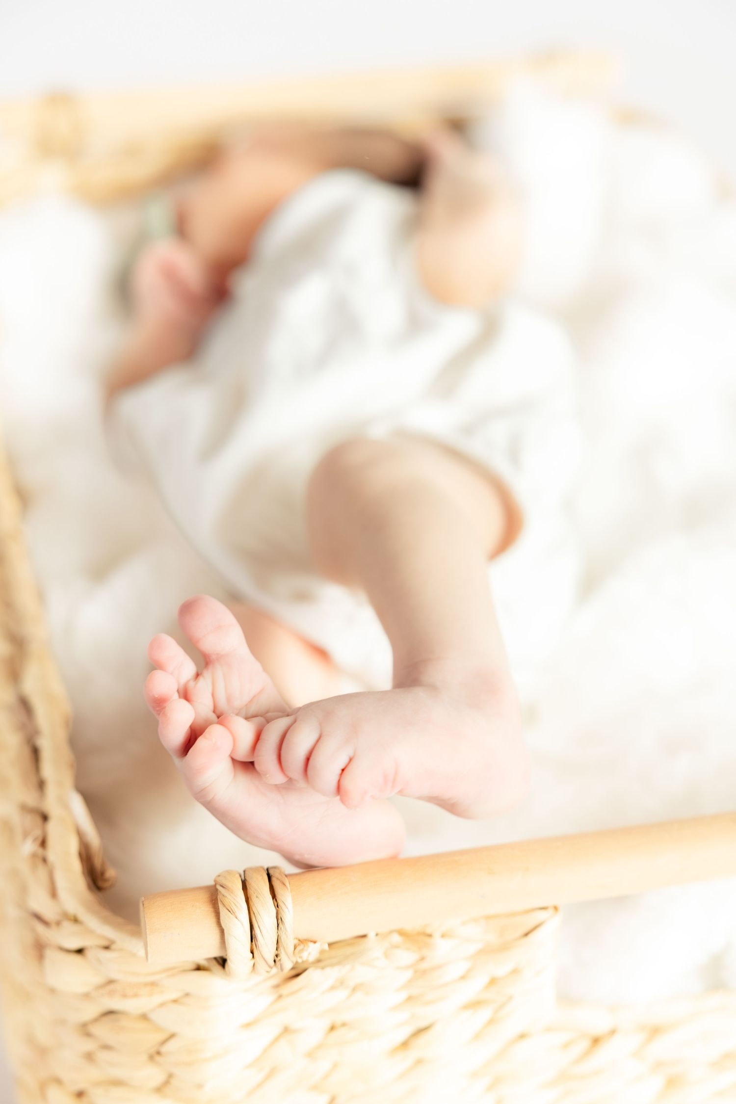 Newborn photos in a studio in Dothan, Alabama