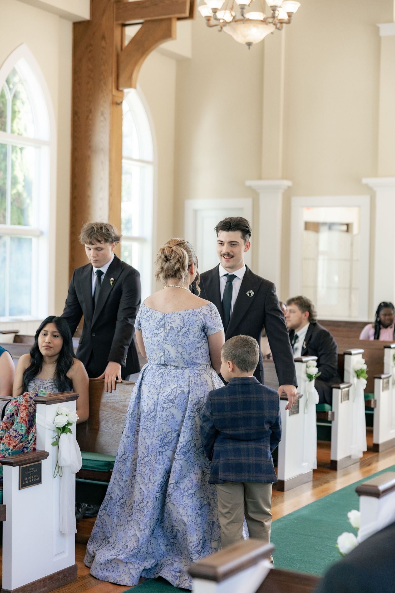 Wedding Ceremony Photos at Saint Francis at The Point Anglican Church Fairhope, Alabama