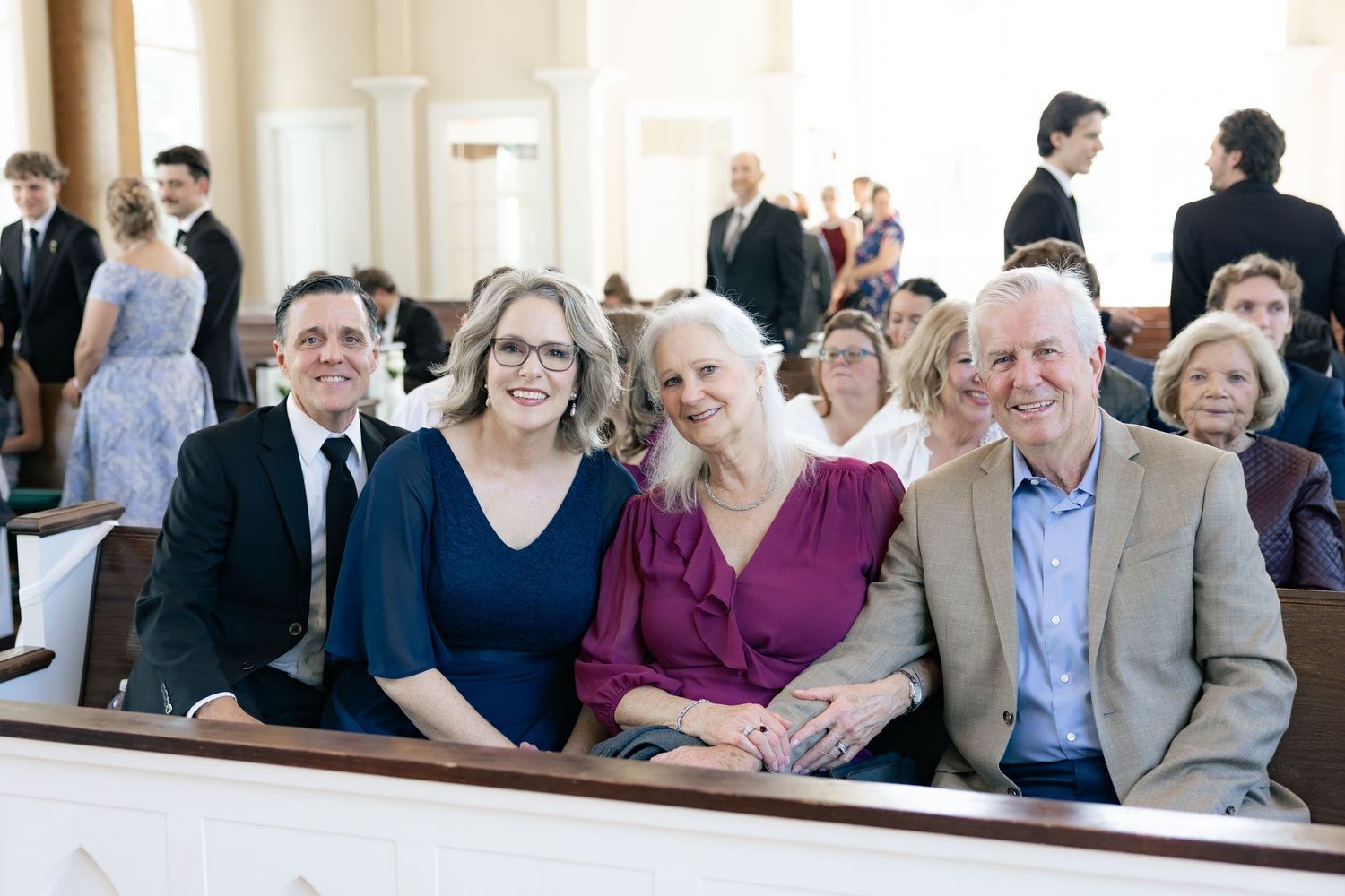 Wedding Ceremony Photos at Saint Francis at The Point Anglican Church Fairhope, Alabama