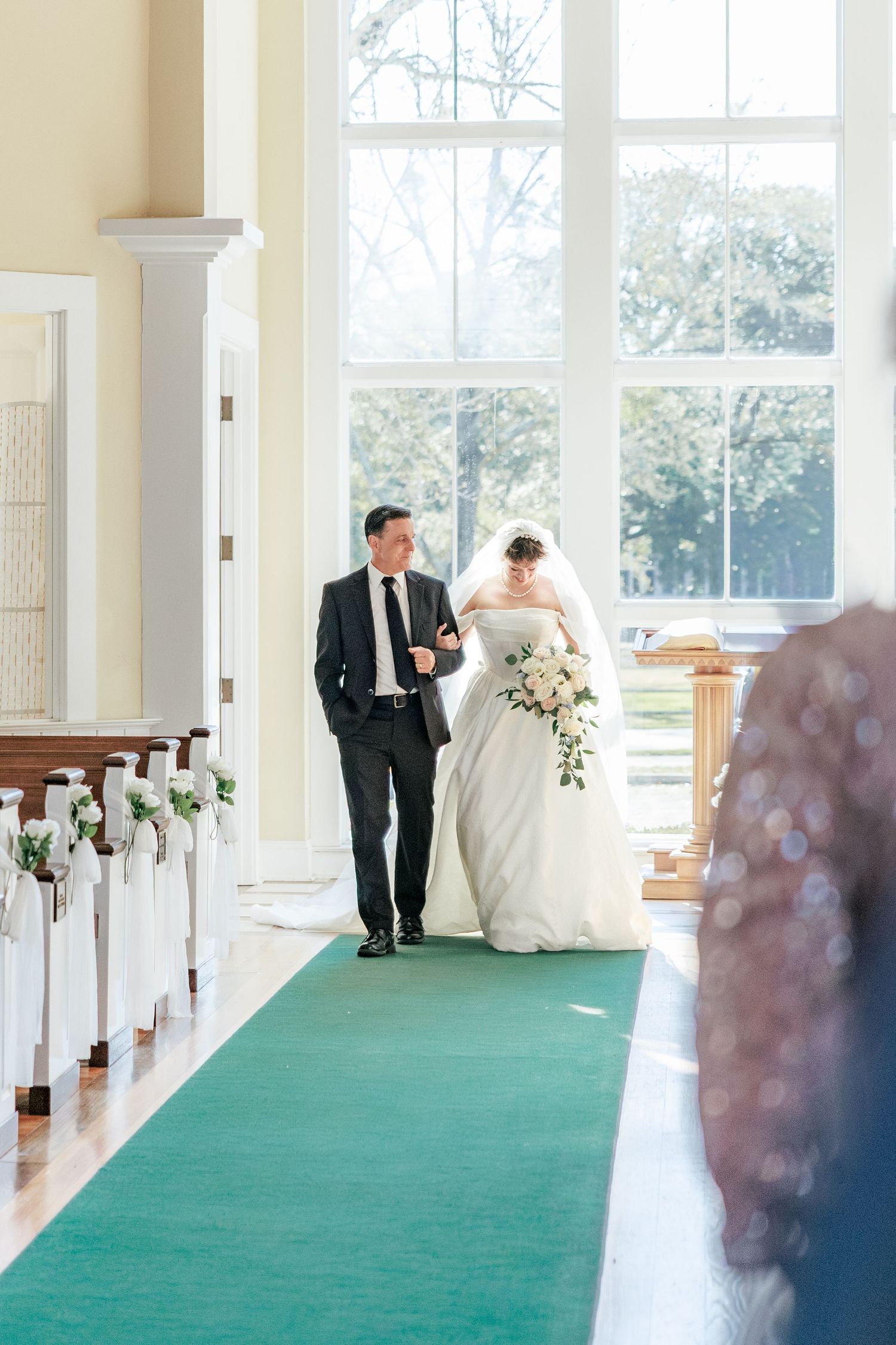Wedding Ceremony Photos at Saint Francis at The Point Anglican Church Fairhope, Alabama